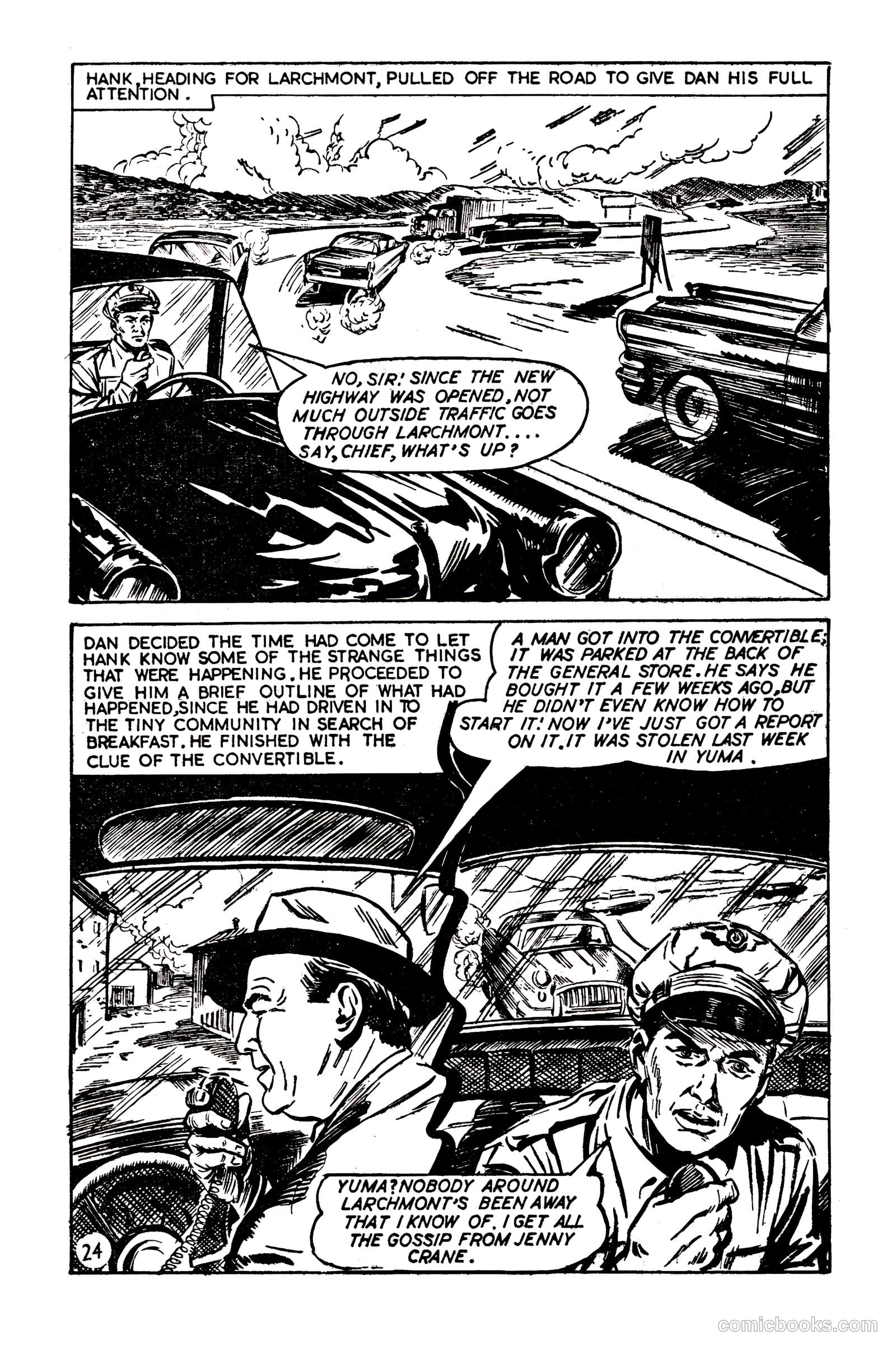 T.V. Picture Stories 28 - Highway Patrol - The Larchmont Mystery #1 — page 26 of 68