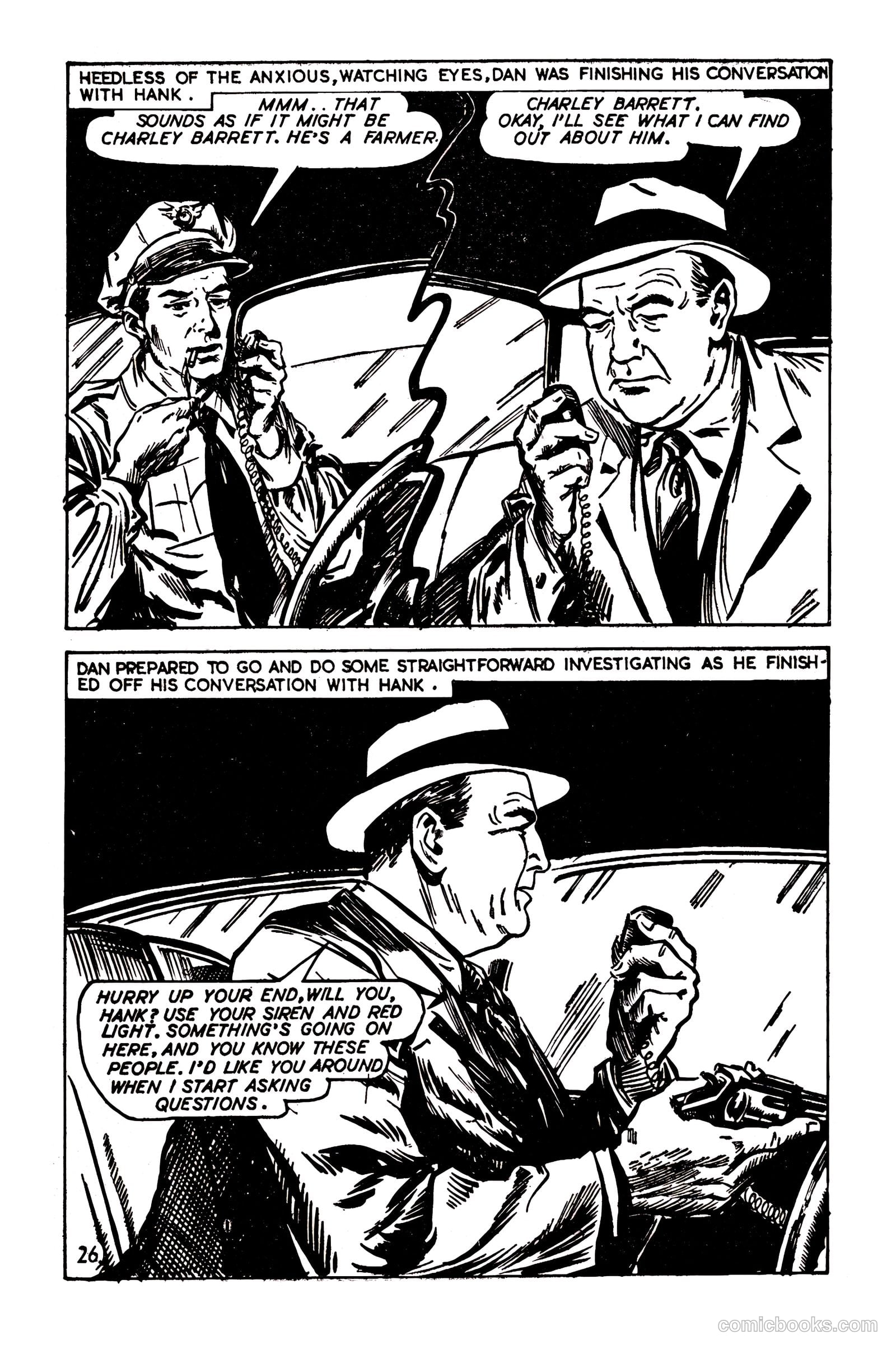 T.V. Picture Stories 28 - Highway Patrol - The Larchmont Mystery #1 — page 28 of 68
