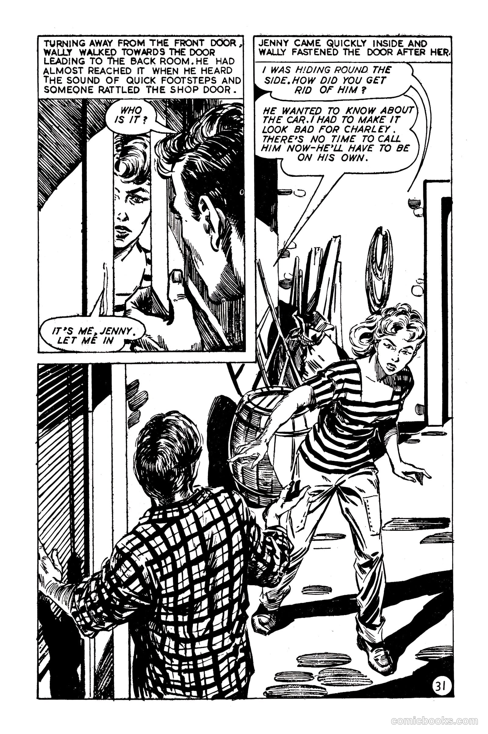 T.V. Picture Stories 28 - Highway Patrol - The Larchmont Mystery #1 — page 33 of 68