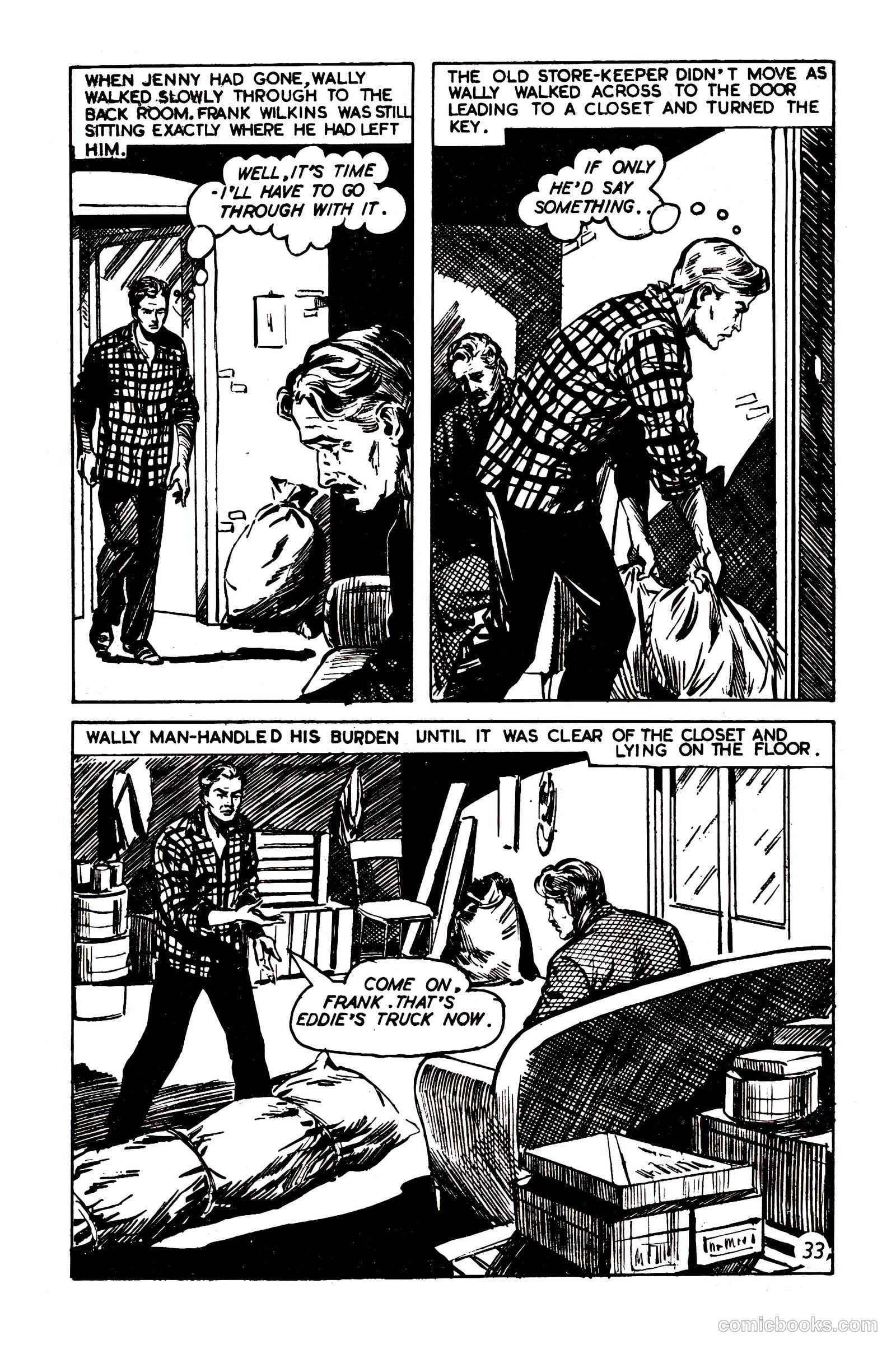T.V. Picture Stories 28 - Highway Patrol - The Larchmont Mystery #1 — page 35 of 68