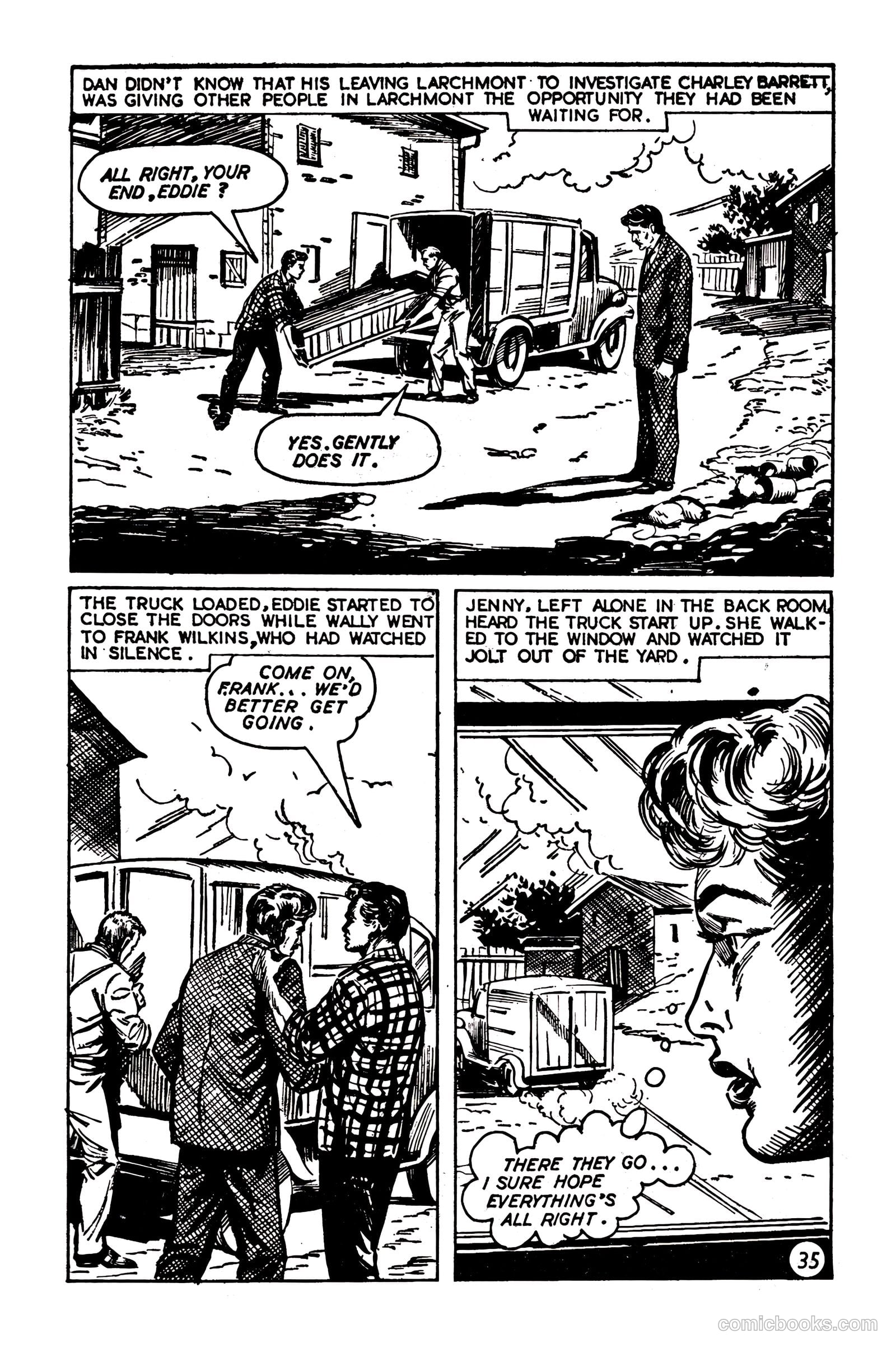 T.V. Picture Stories 28 - Highway Patrol - The Larchmont Mystery #1 — page 37 of 68