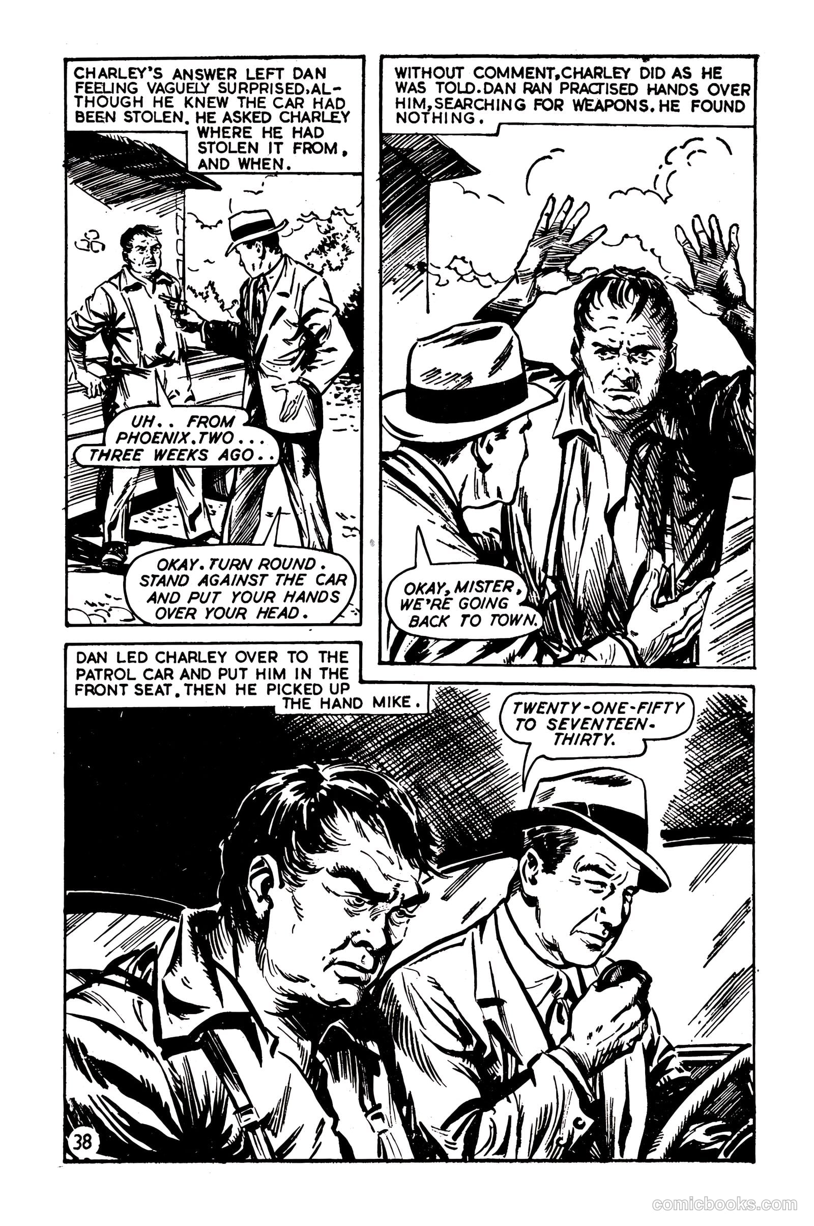T.V. Picture Stories 28 - Highway Patrol - The Larchmont Mystery #1 — page 40 of 68