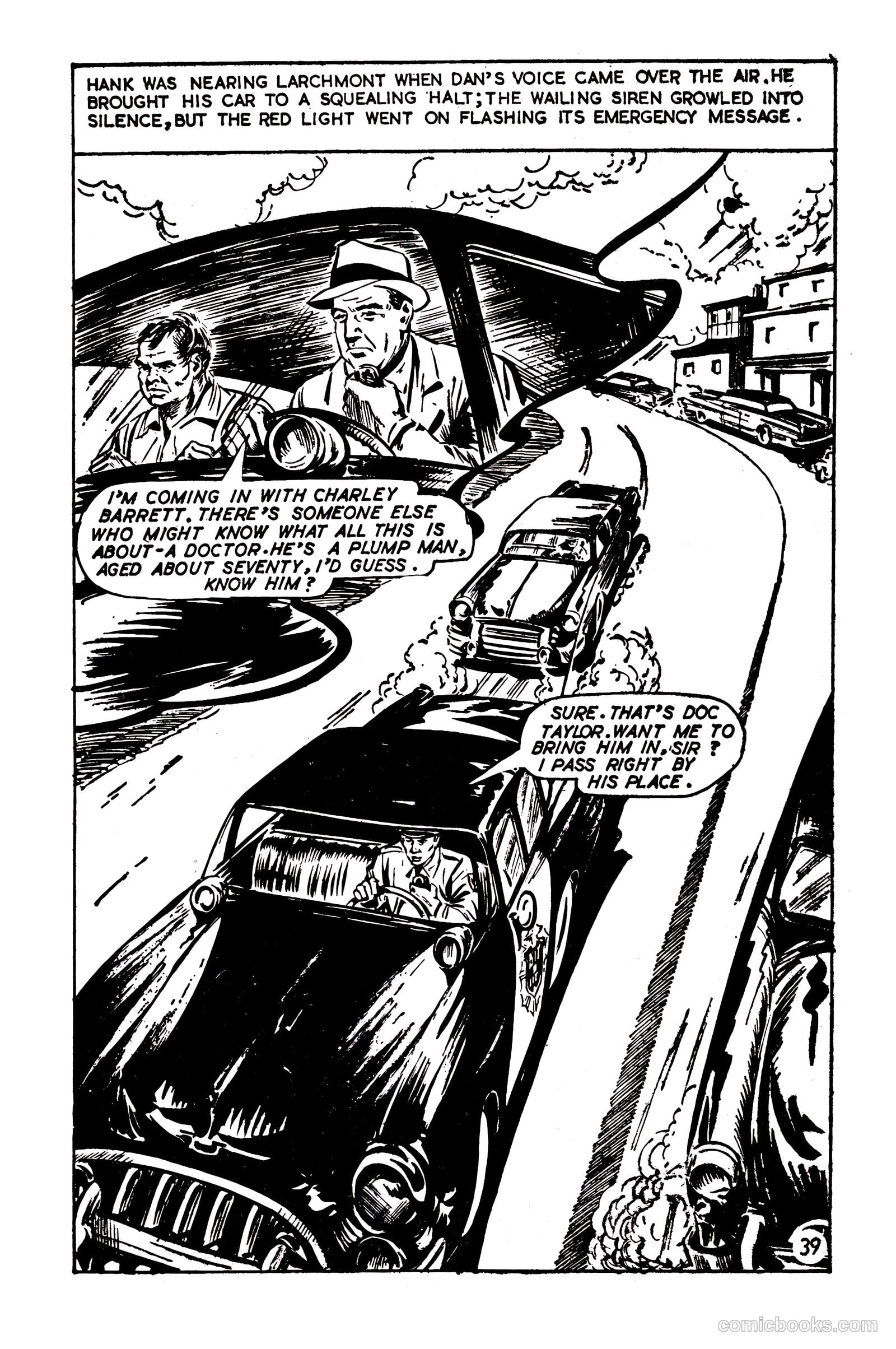 T.V. Picture Stories 28 - Highway Patrol - The Larchmont Mystery #1 — page 41 of 68