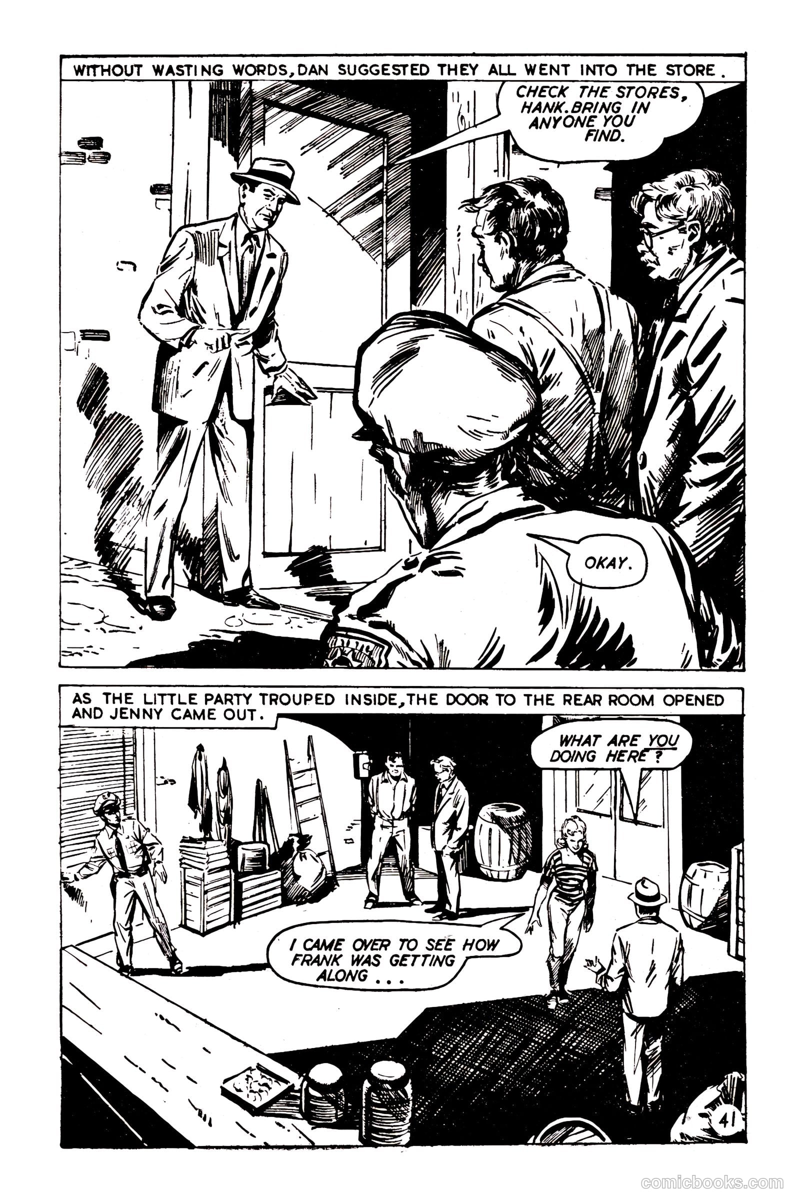 T.V. Picture Stories 28 - Highway Patrol - The Larchmont Mystery #1 — page 43 of 68