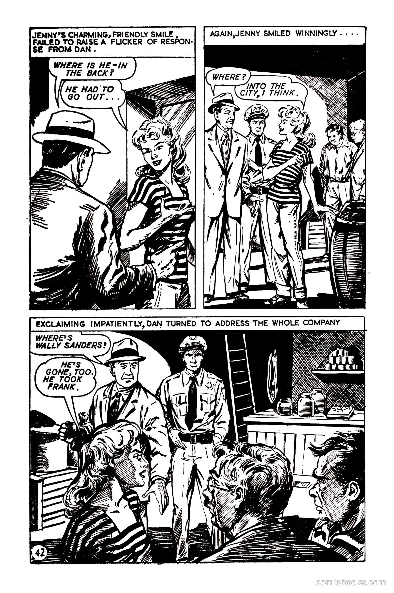 T.V. Picture Stories 28 - Highway Patrol - The Larchmont Mystery #1 — page 44 of 68