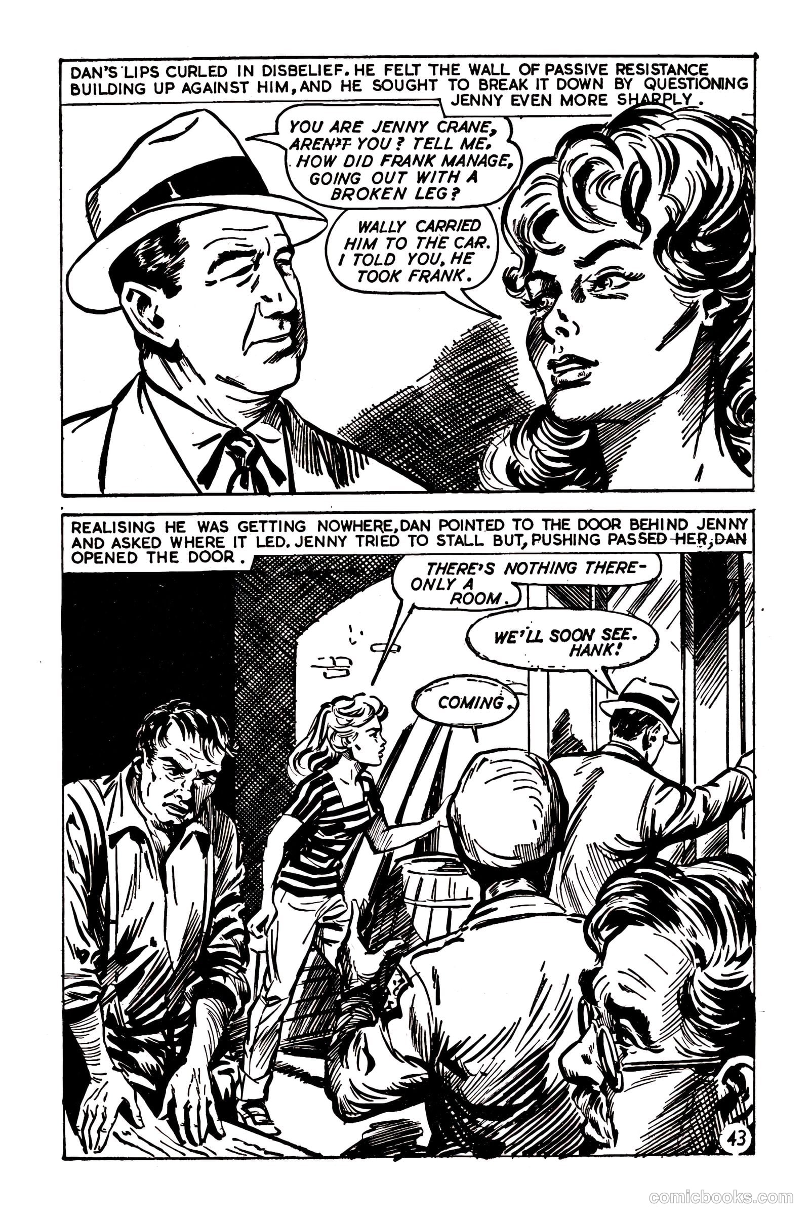 T.V. Picture Stories 28 - Highway Patrol - The Larchmont Mystery #1 — page 45 of 68