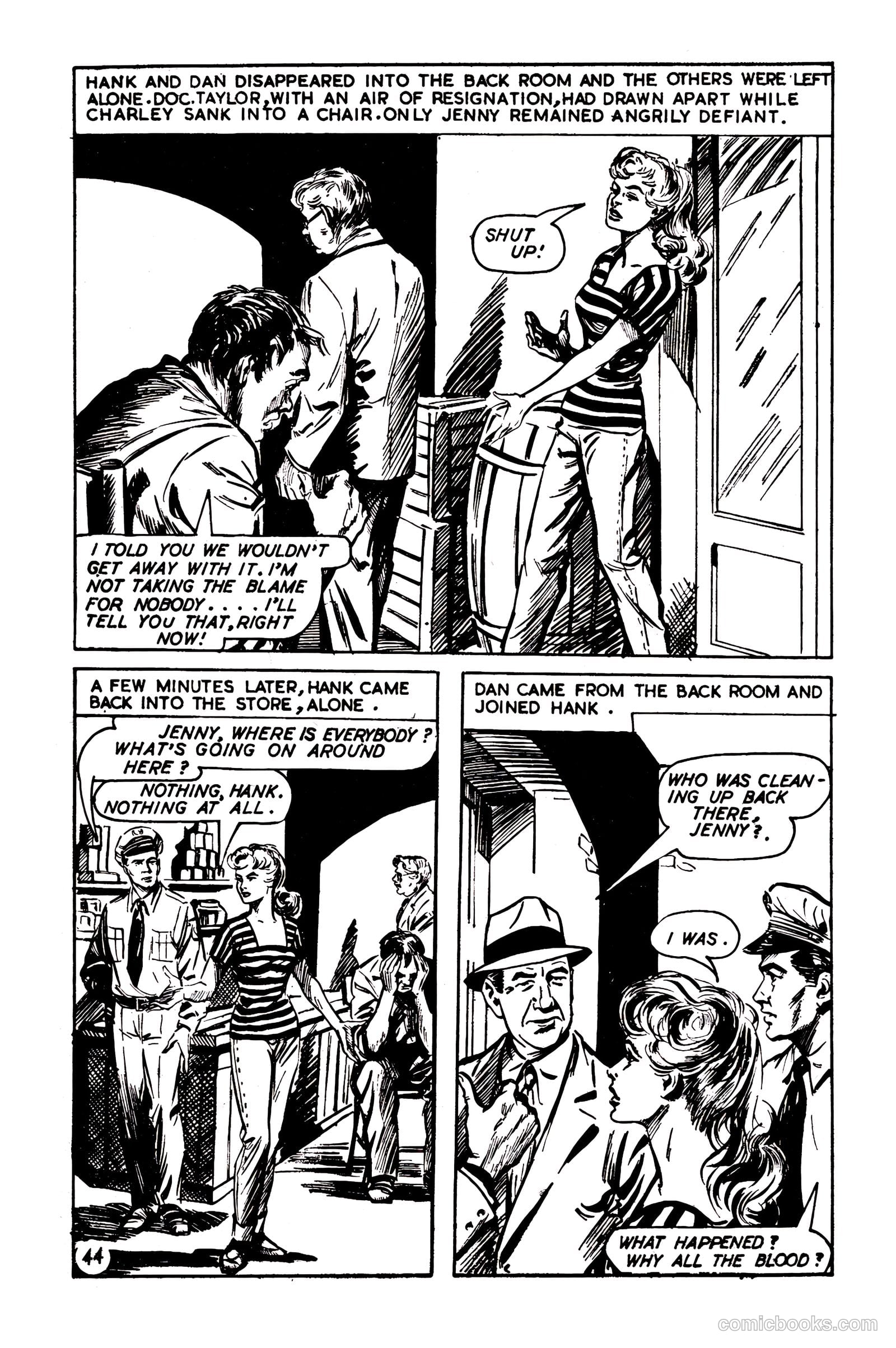T.V. Picture Stories 28 - Highway Patrol - The Larchmont Mystery #1 — page 46 of 68