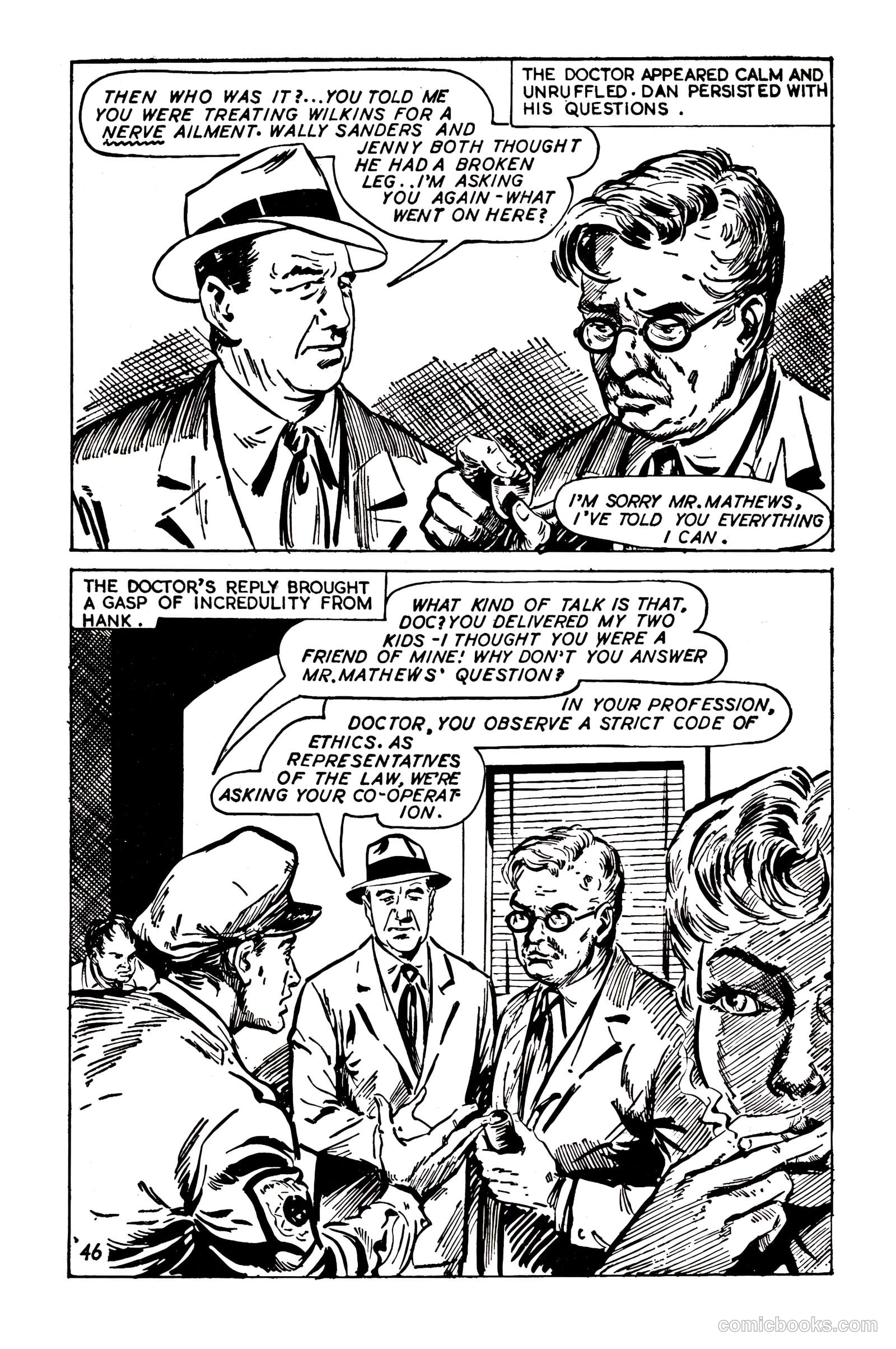 T.V. Picture Stories 28 - Highway Patrol - The Larchmont Mystery #1 — page 48 of 68