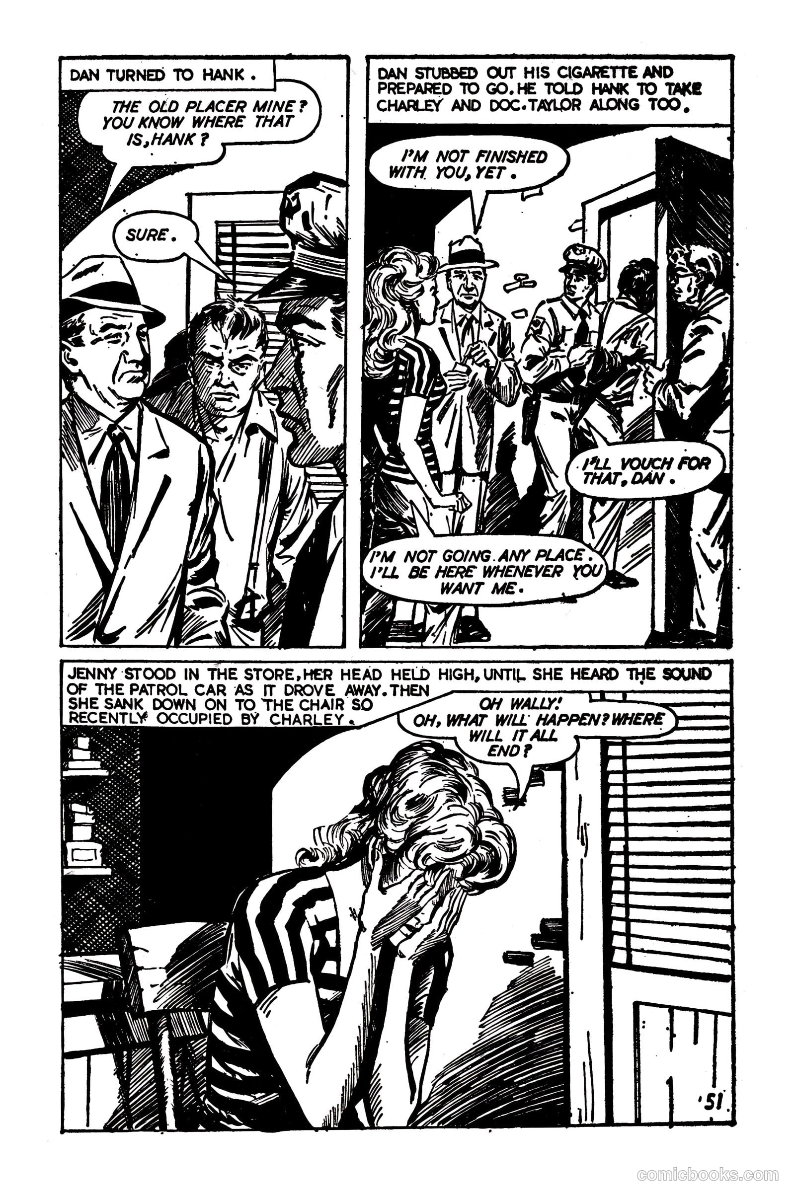 T.V. Picture Stories 28 - Highway Patrol - The Larchmont Mystery #1 — page 53 of 68