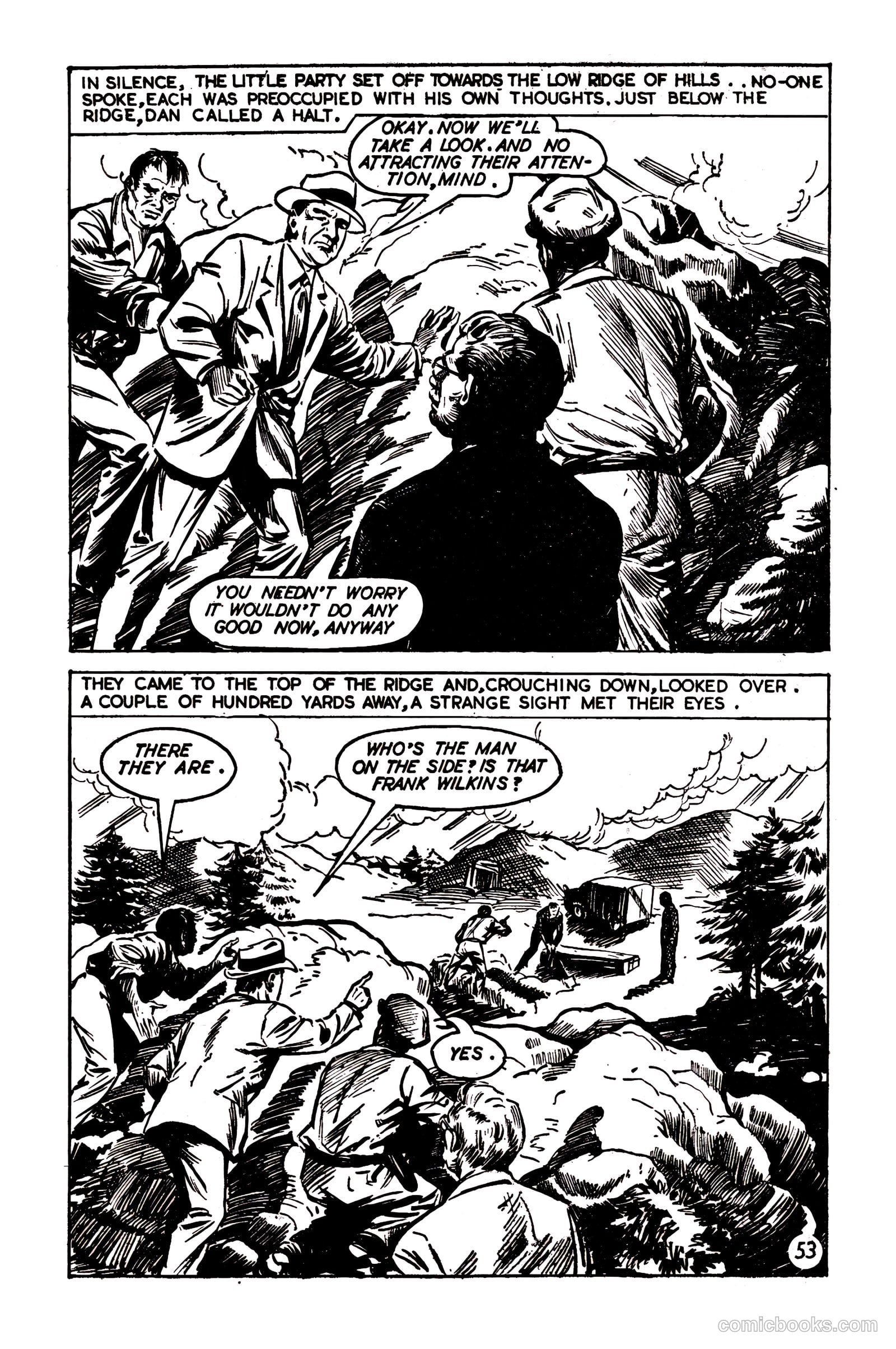 T.V. Picture Stories 28 - Highway Patrol - The Larchmont Mystery #1 — page 55 of 68