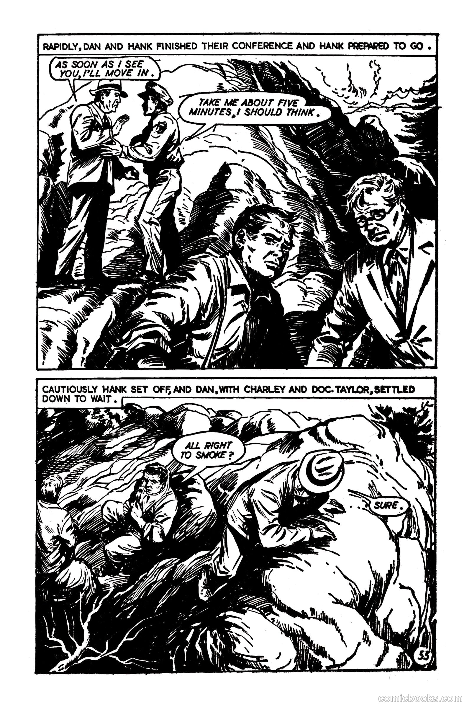 T.V. Picture Stories 28 - Highway Patrol - The Larchmont Mystery #1 — page 57 of 68