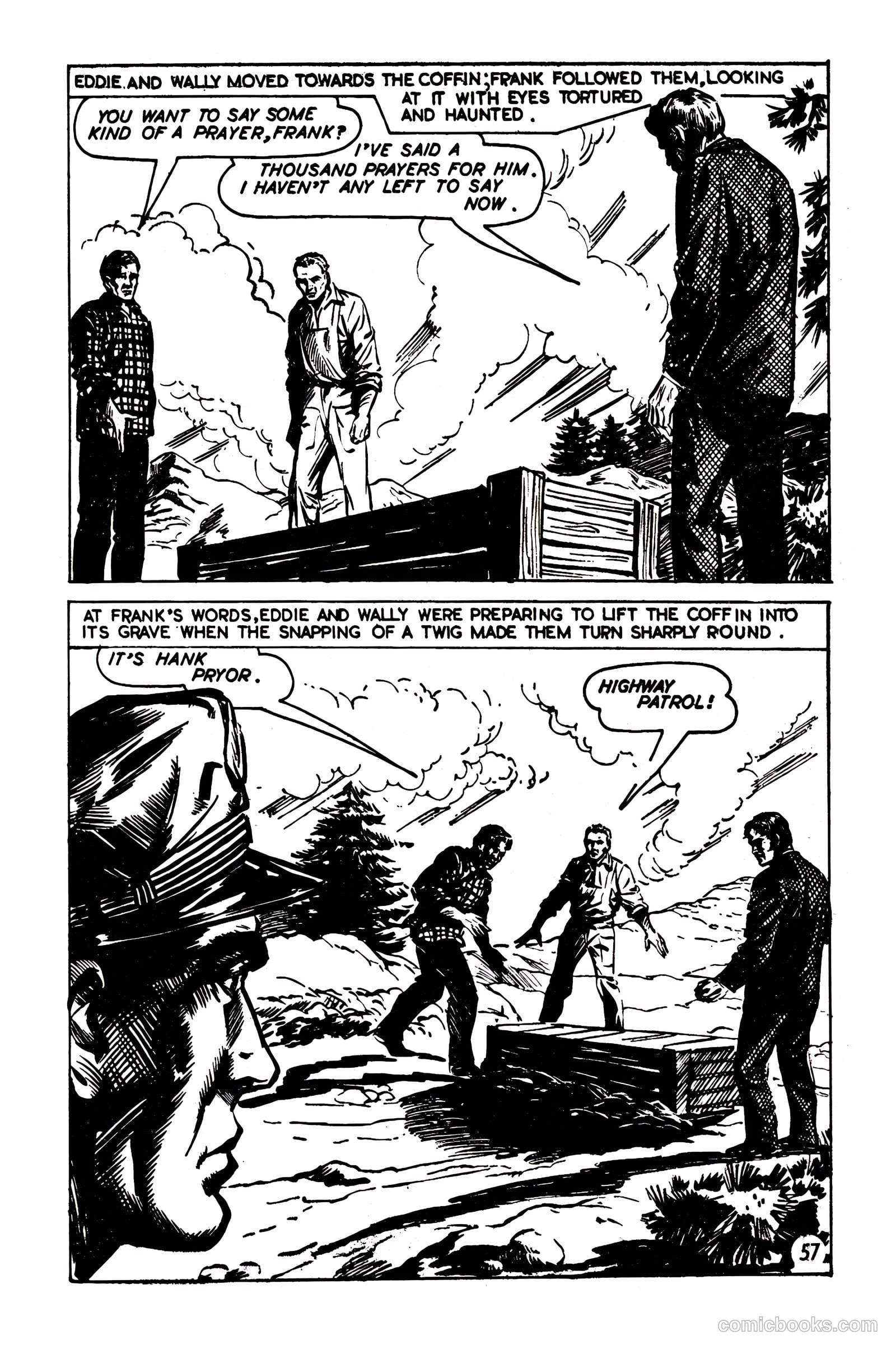 T.V. Picture Stories 28 - Highway Patrol - The Larchmont Mystery #1 — page 59 of 68