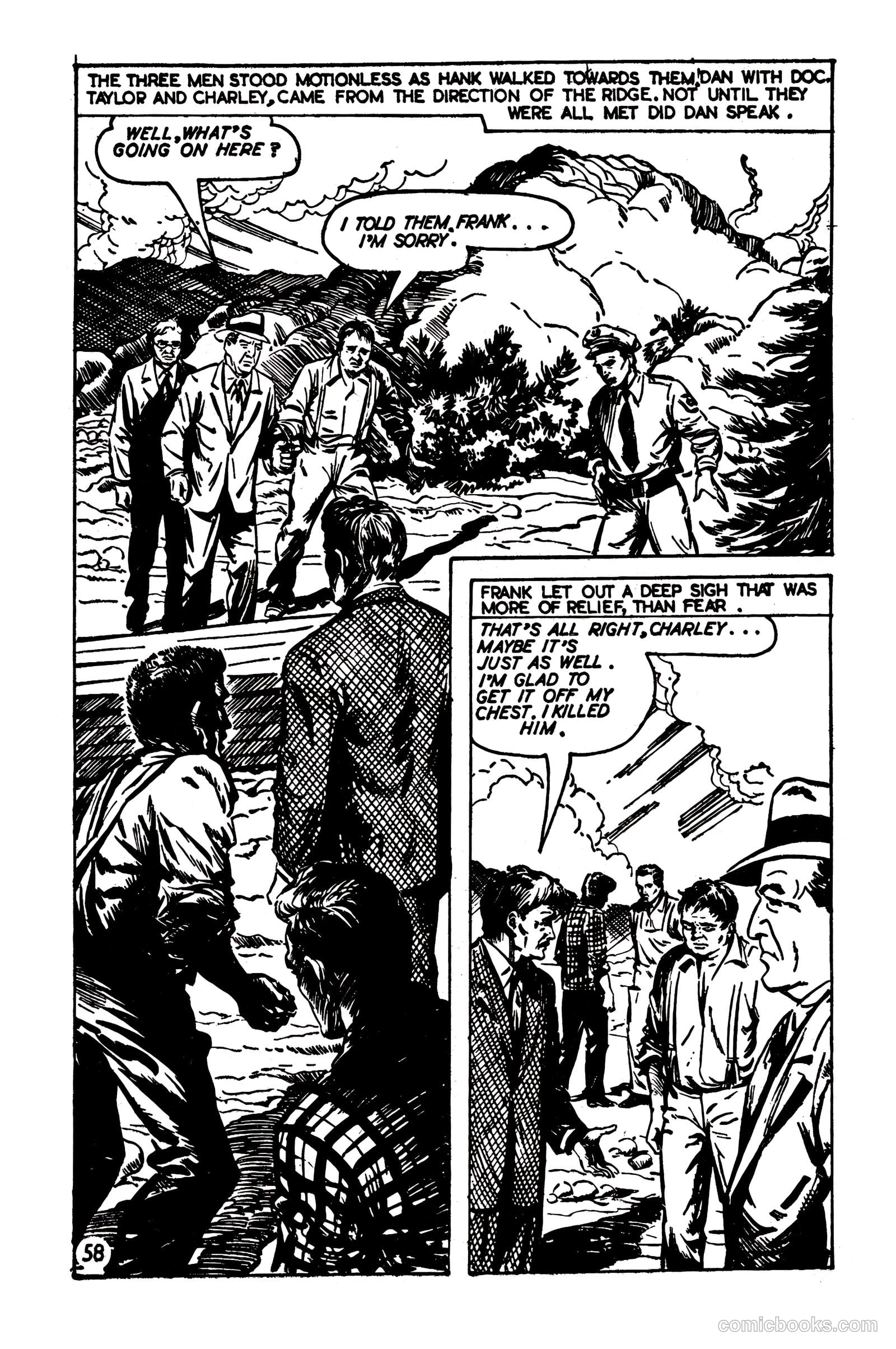 T.V. Picture Stories 28 - Highway Patrol - The Larchmont Mystery #1 — page 60 of 68