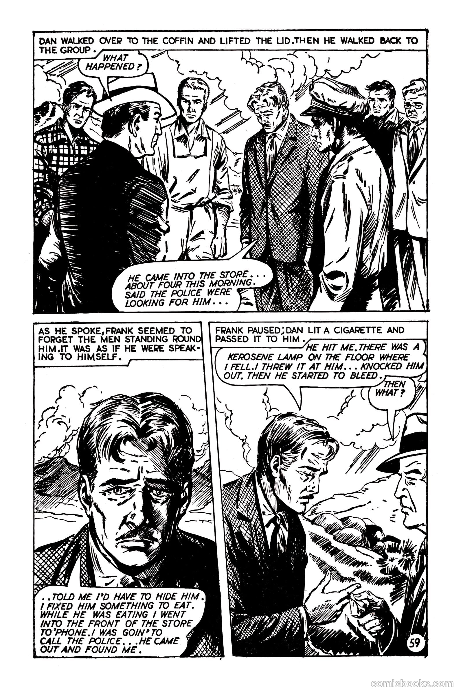T.V. Picture Stories 28 - Highway Patrol - The Larchmont Mystery #1 — page 61 of 68