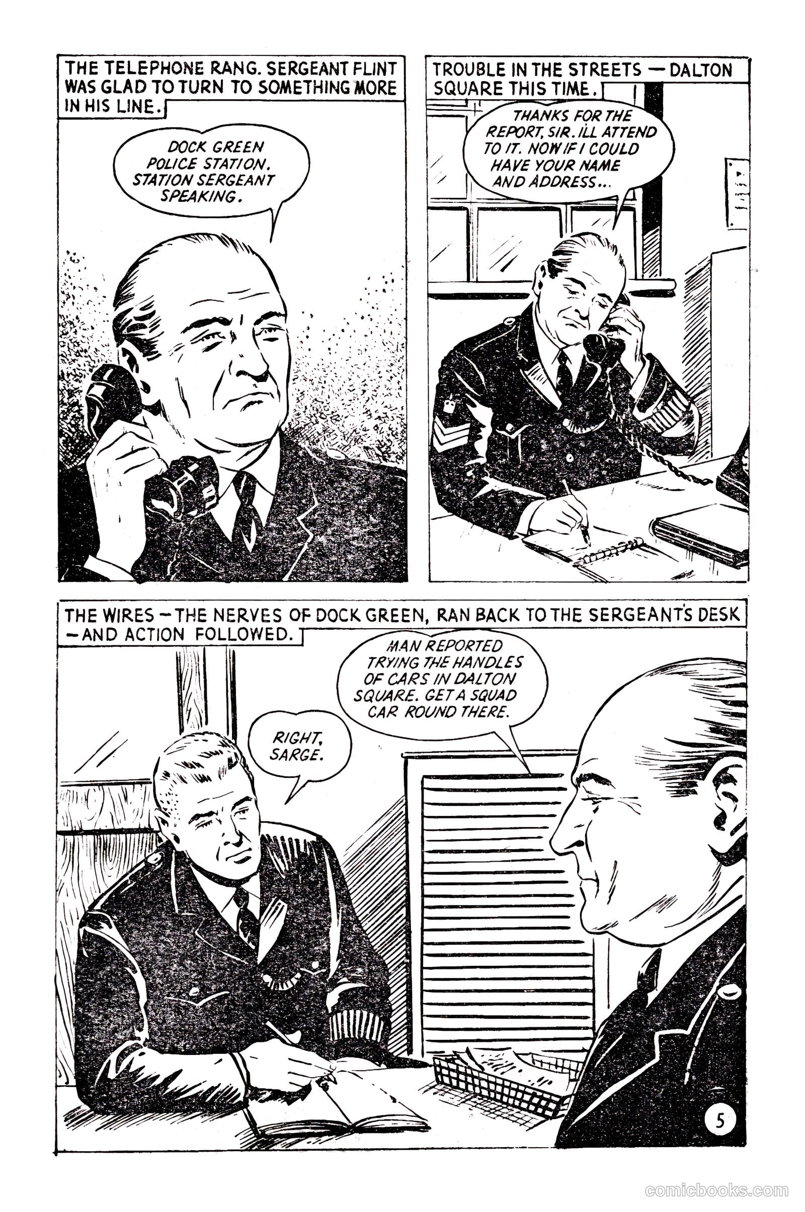 T.V. Picture Stories 36 - Dixon Of Dock Green - The Case Of Mrs. "X" #1 — page 7 of 67