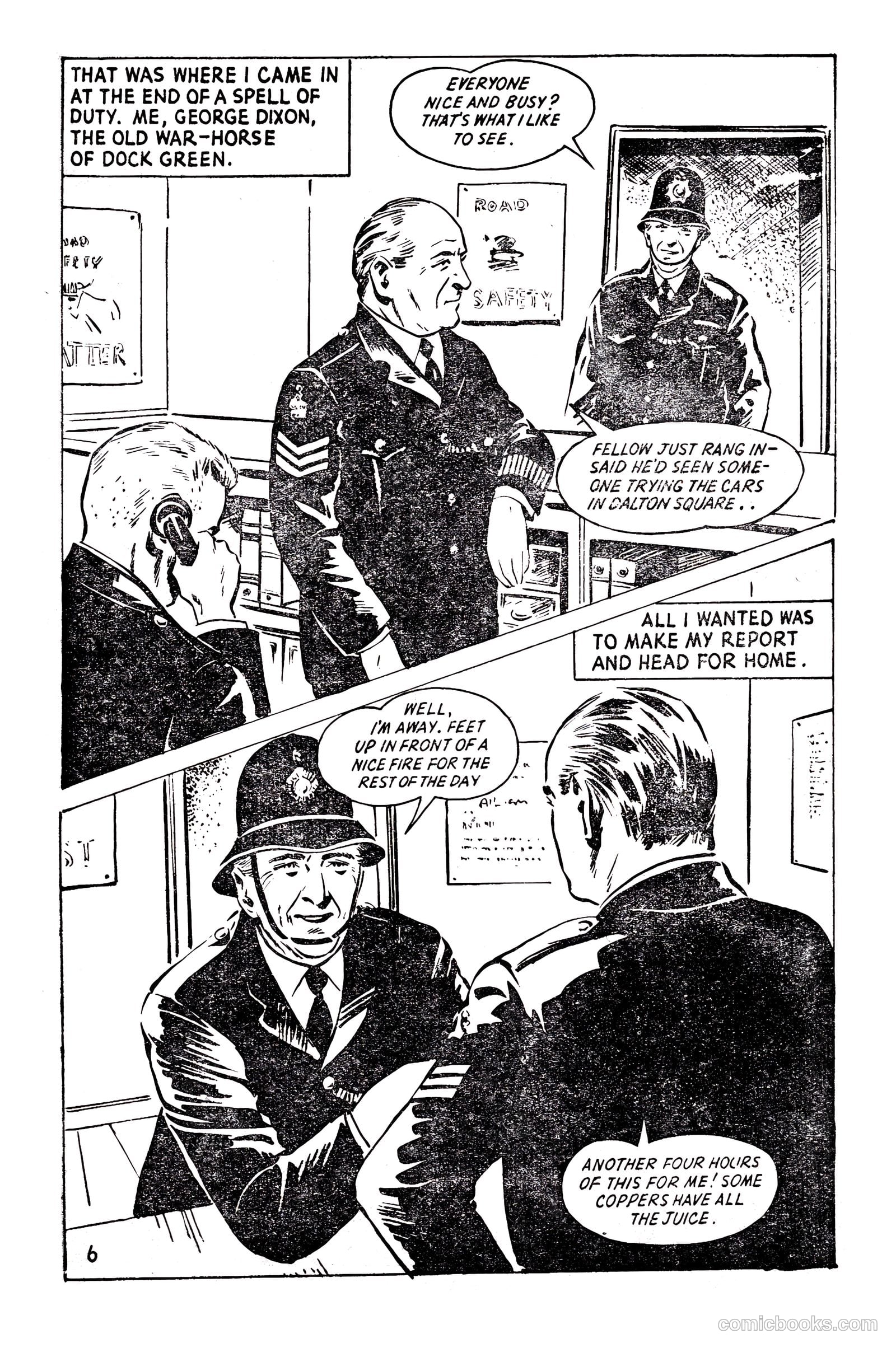 T.V. Picture Stories 36 - Dixon Of Dock Green - The Case Of Mrs. "X" #1 — page 8 of 67