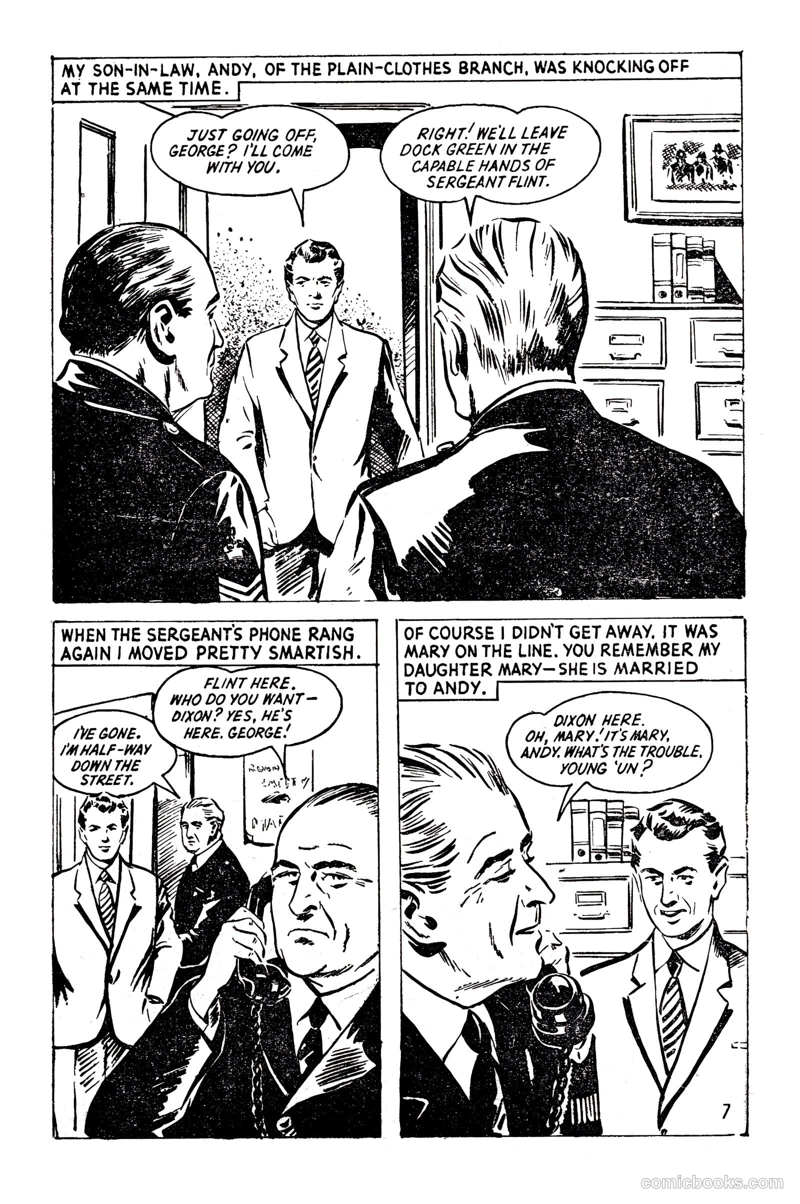 T.V. Picture Stories 36 - Dixon Of Dock Green - The Case Of Mrs. "X" #1 — page 9 of 67