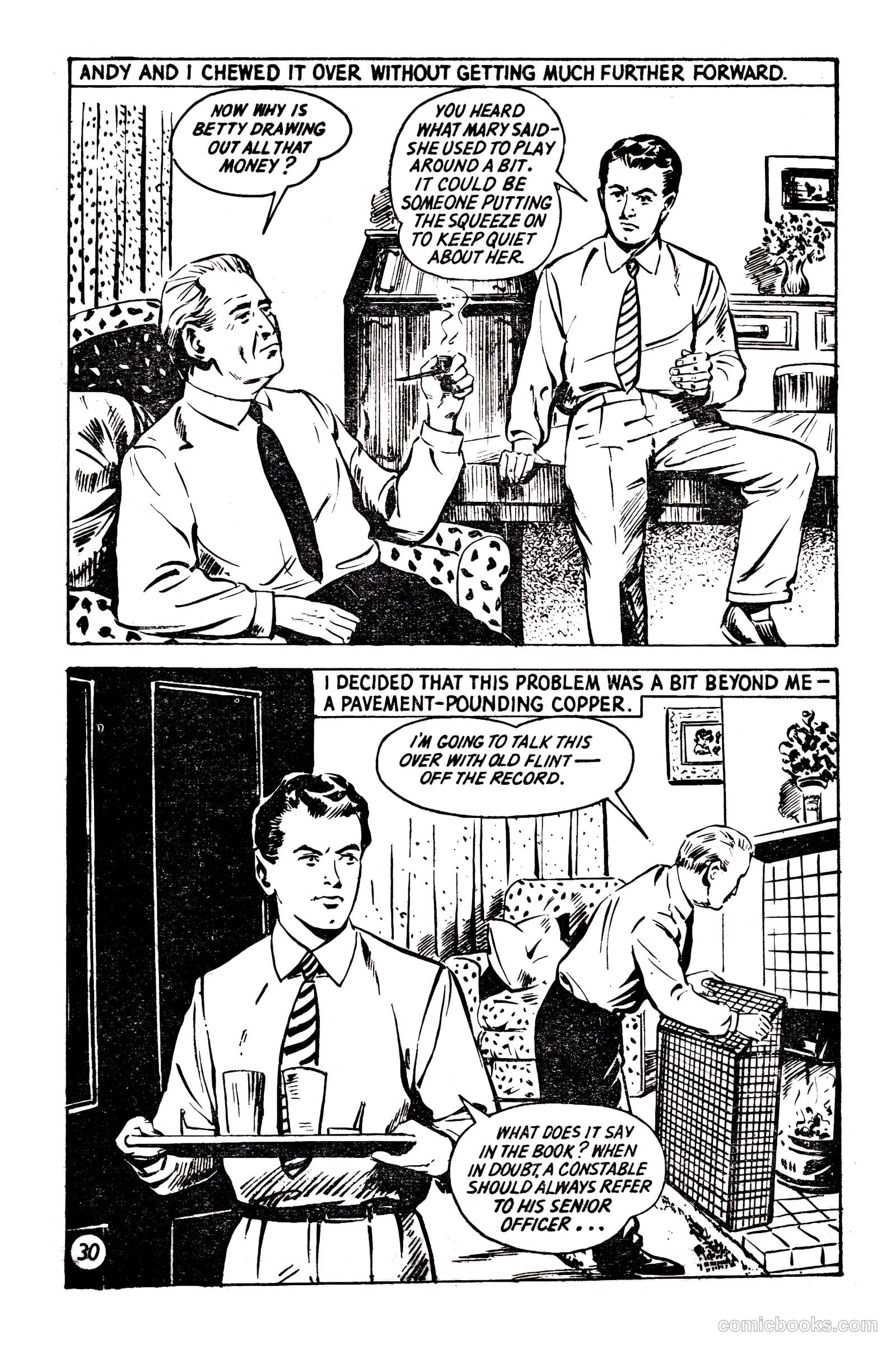 T.V. Picture Stories 36 - Dixon Of Dock Green - The Case Of Mrs. "X" #1 — page 32 of 67