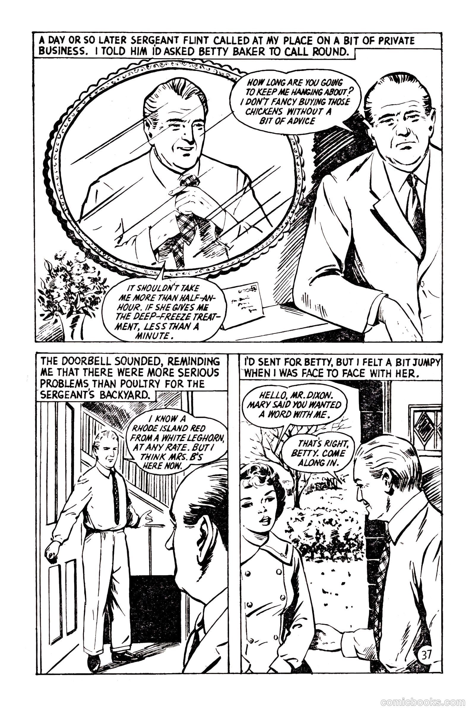 T.V. Picture Stories 36 - Dixon Of Dock Green - The Case Of Mrs. "X" #1 — page 39 of 67