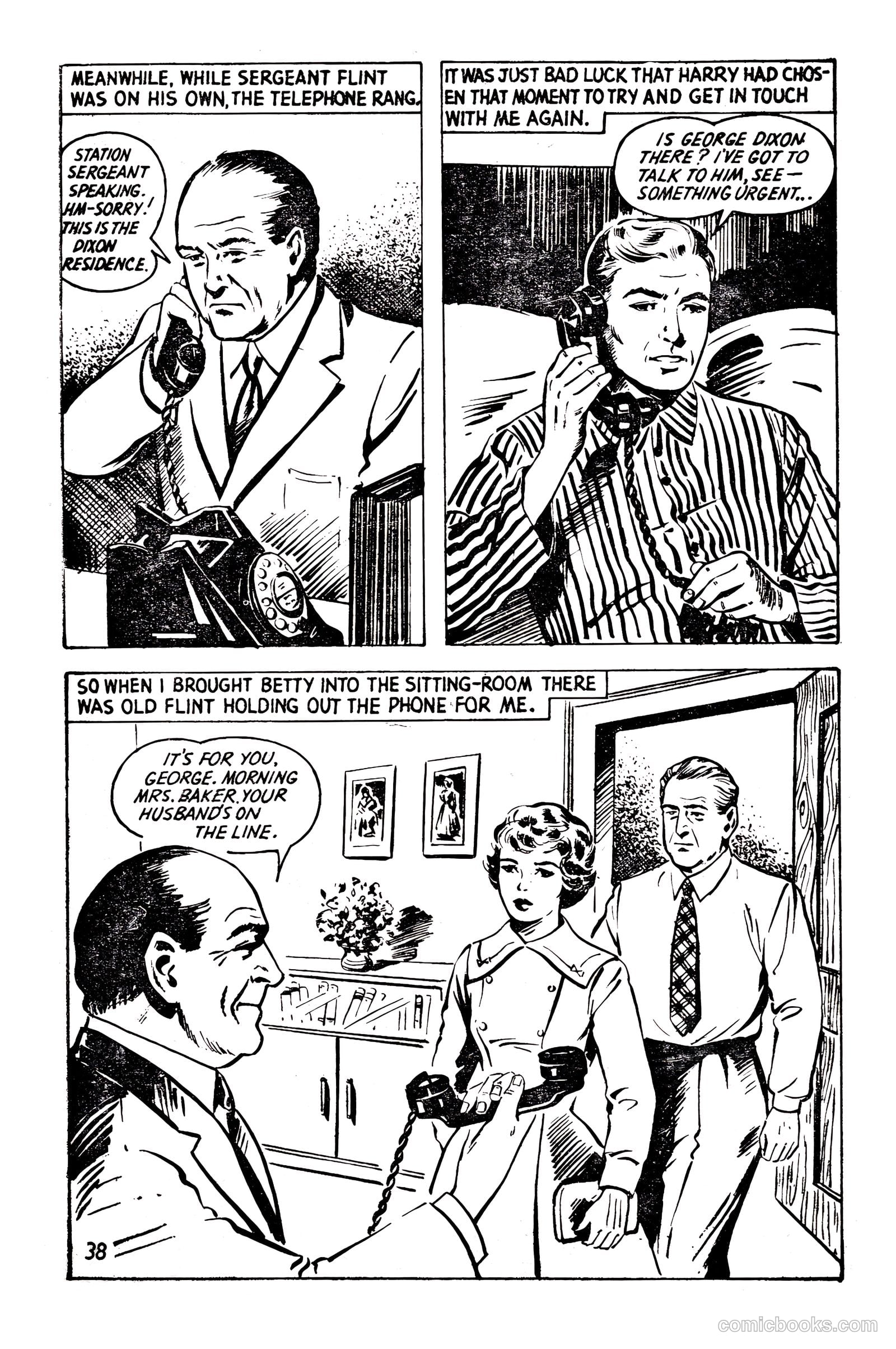 T.V. Picture Stories 36 - Dixon Of Dock Green - The Case Of Mrs. "X" #1 — page 40 of 67