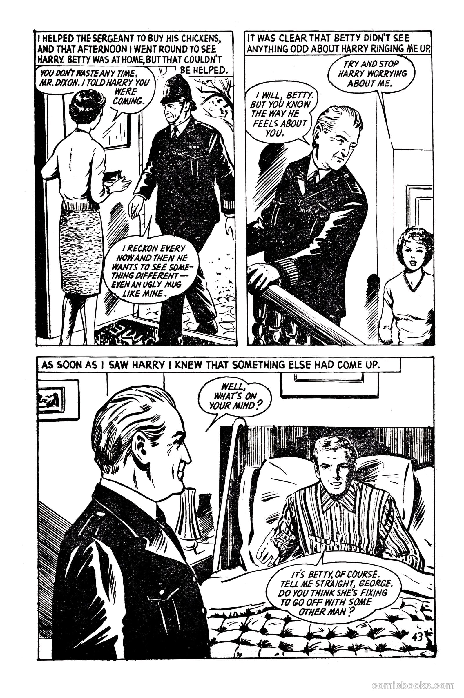 T.V. Picture Stories 36 - Dixon Of Dock Green - The Case Of Mrs. "X" #1 — page 45 of 67