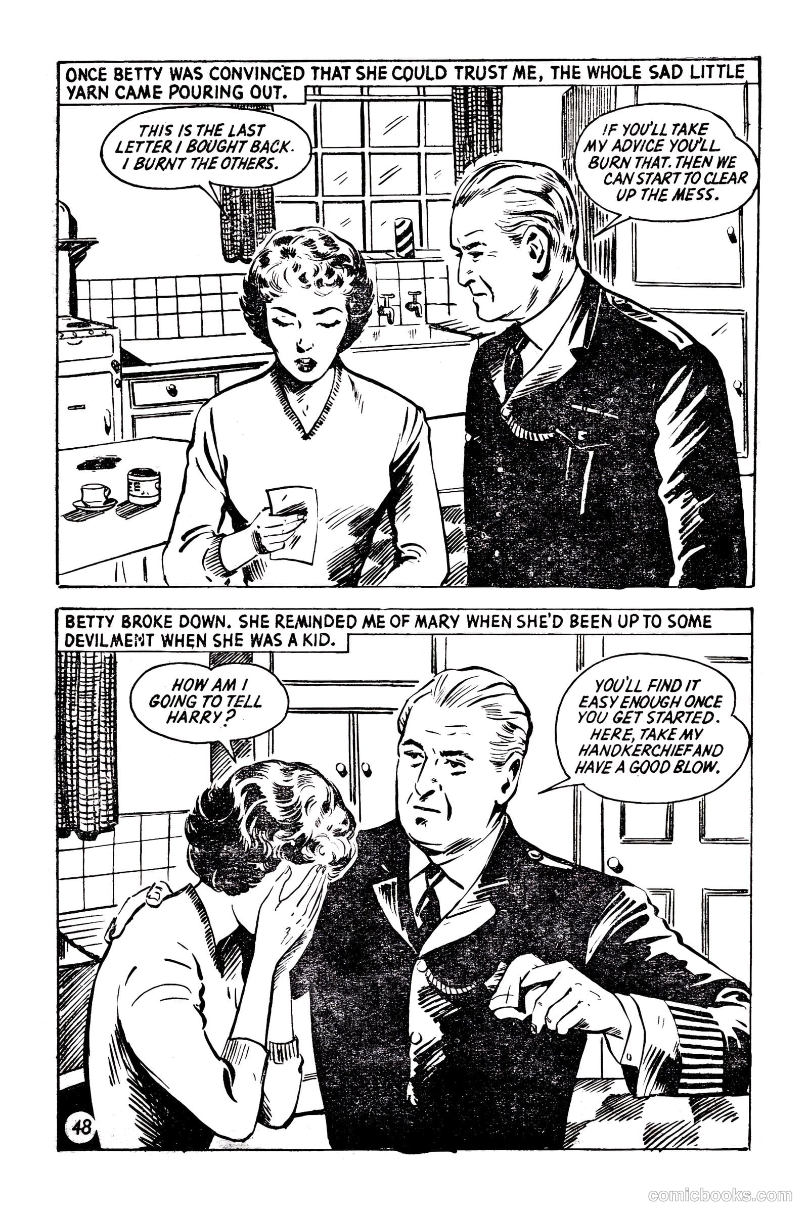 T.V. Picture Stories 36 - Dixon Of Dock Green - The Case Of Mrs. "X" #1 — page 50 of 67