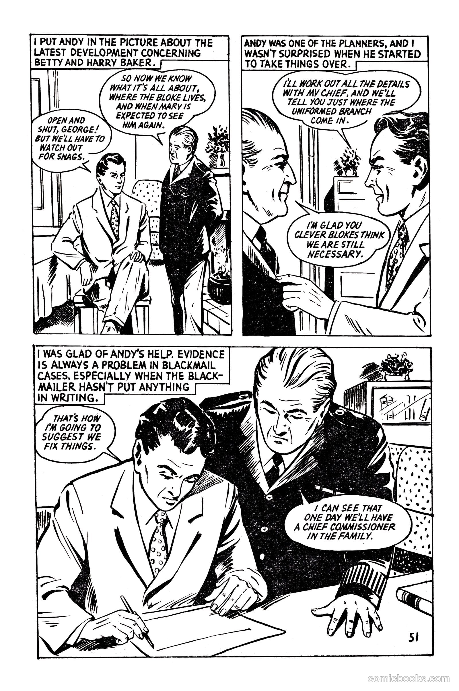 T.V. Picture Stories 36 - Dixon Of Dock Green - The Case Of Mrs. "X" #1 — page 53 of 67