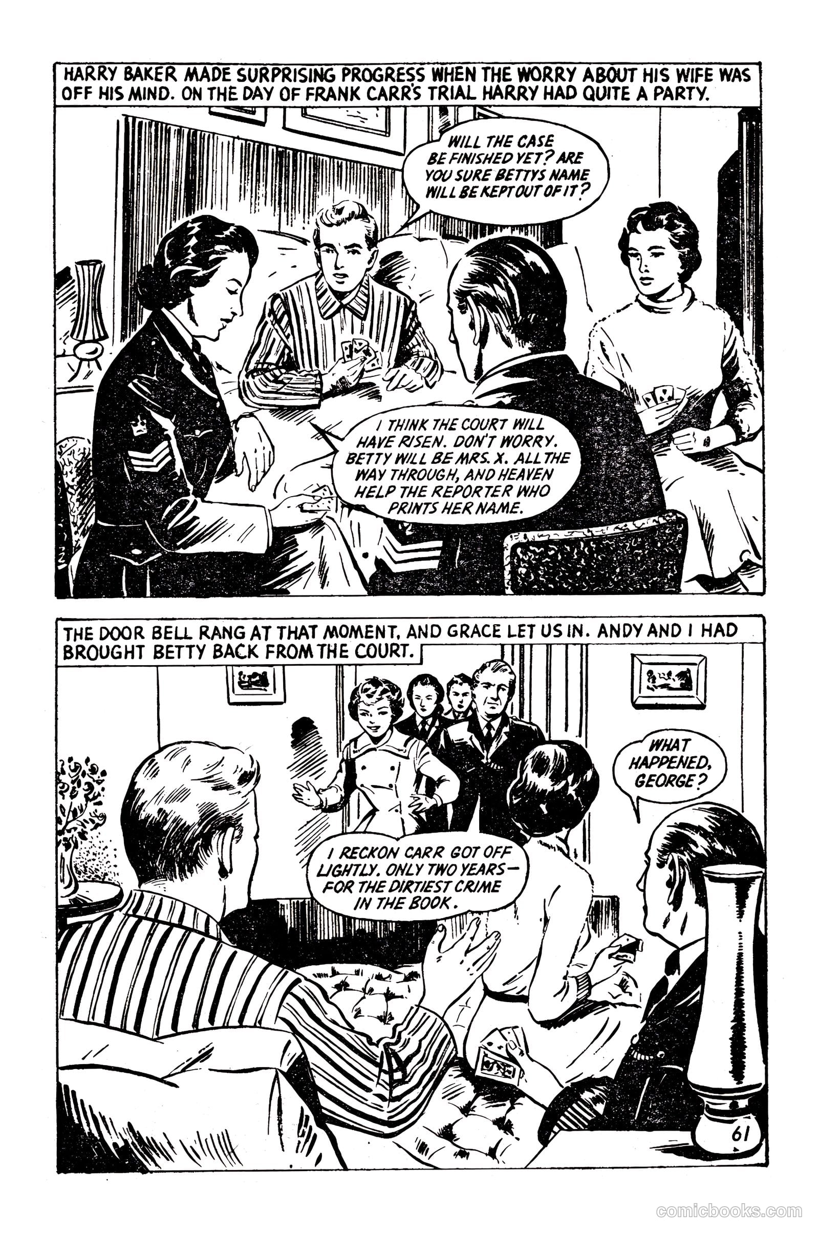 T.V. Picture Stories 36 - Dixon Of Dock Green - The Case Of Mrs. "X" #1 — page 63 of 67