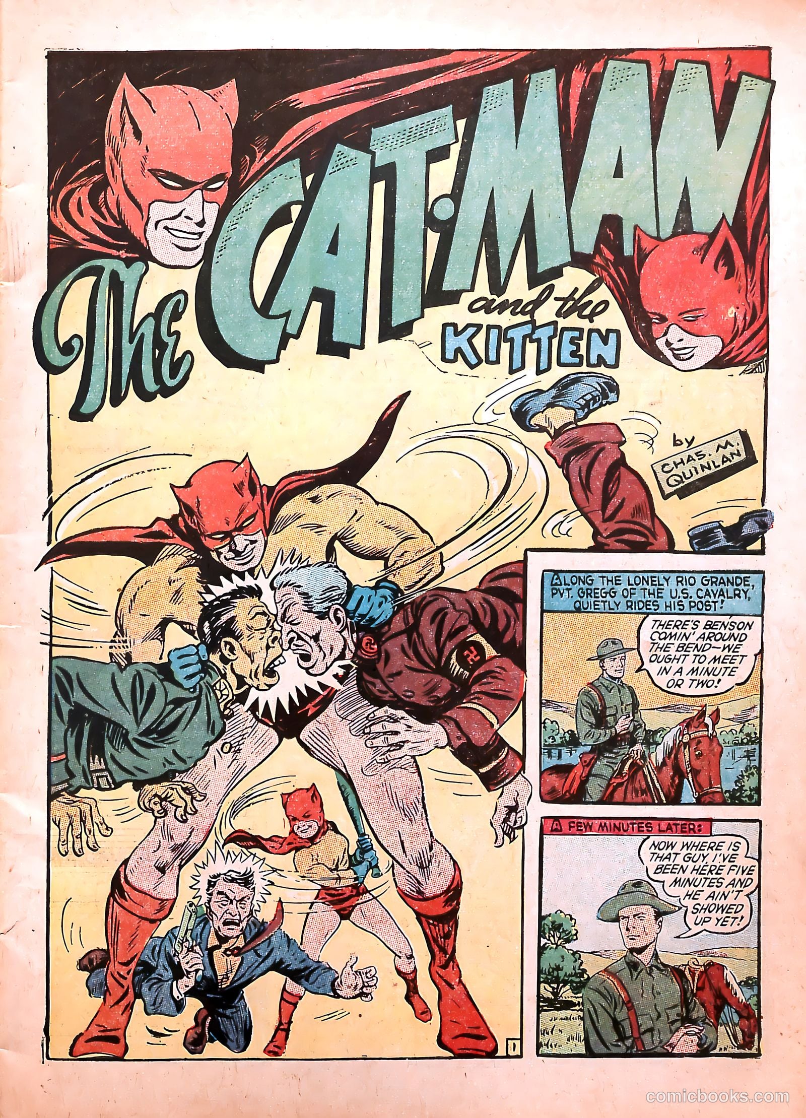 Cat-Man Comics #12 (1941) — page 3 of 68