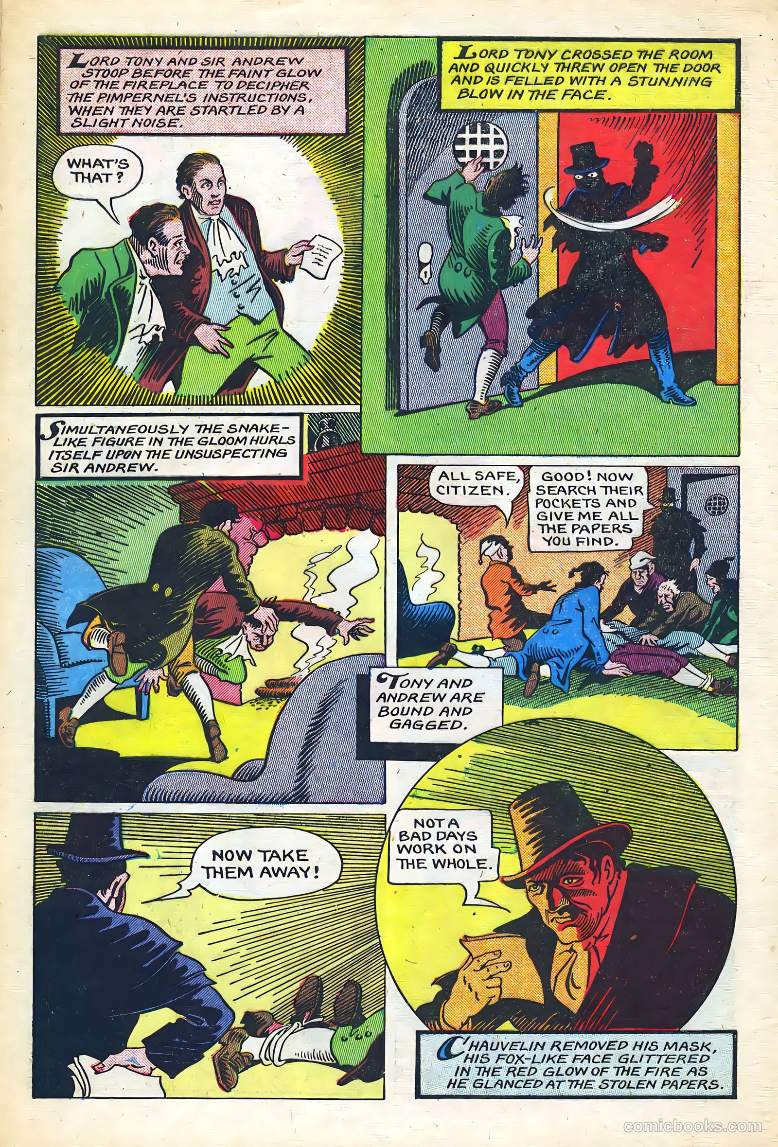 Fast Fiction 1 - The Scarlet Pimpernel #1 — page 9 of 53