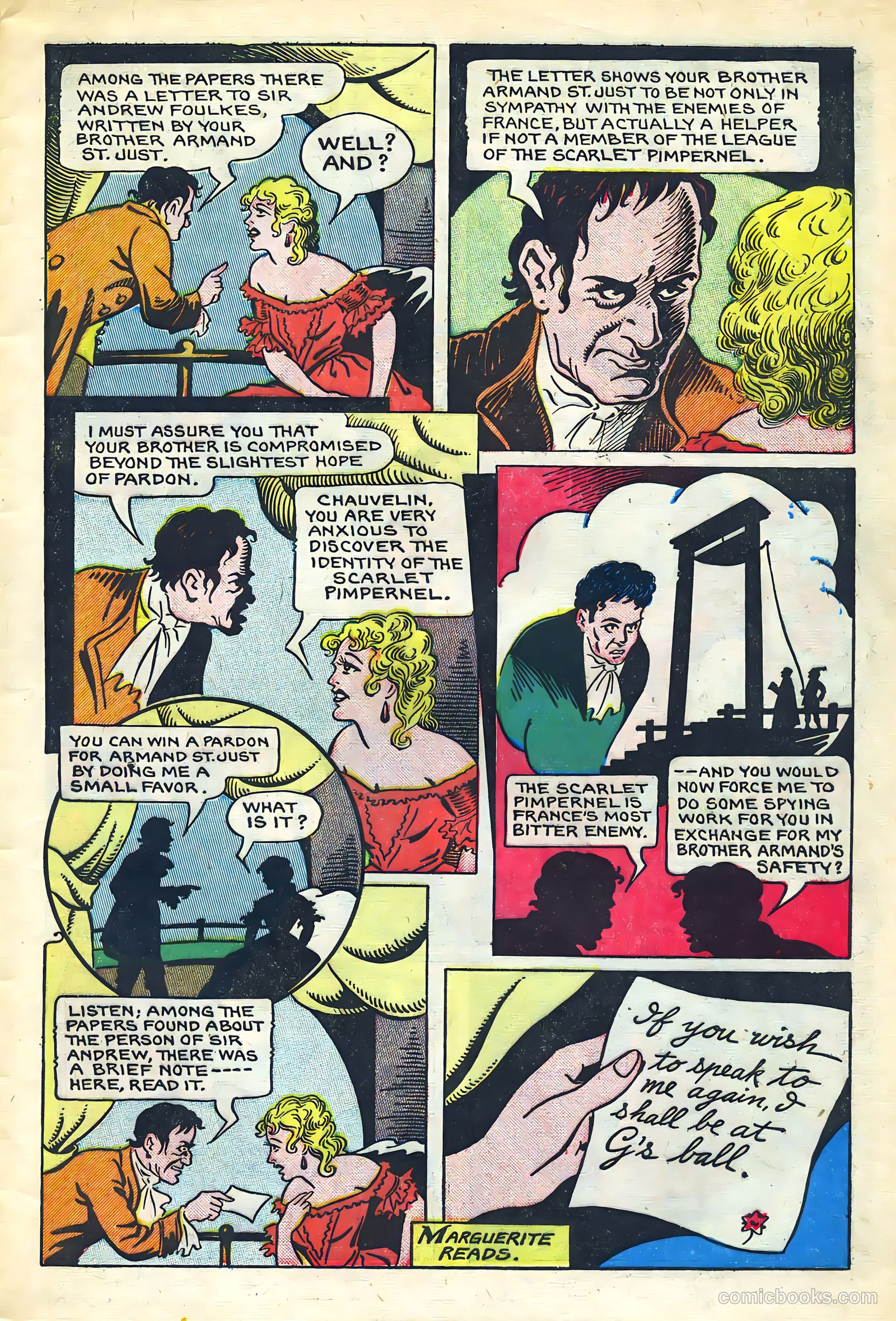 Fast Fiction 1 - The Scarlet Pimpernel #1 — page 12 of 53