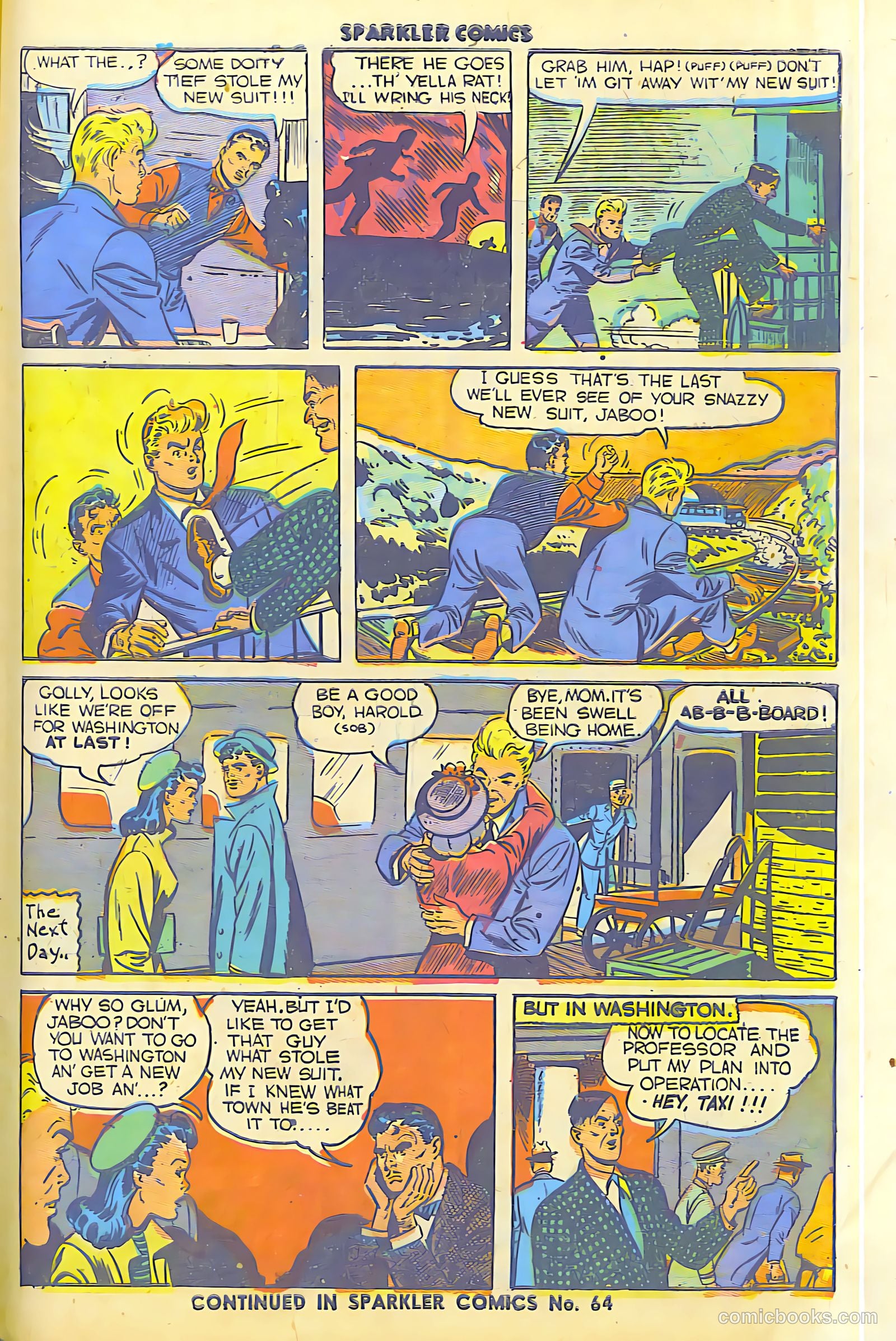Sparkler Comics #63 (1948) — page 10 of 12