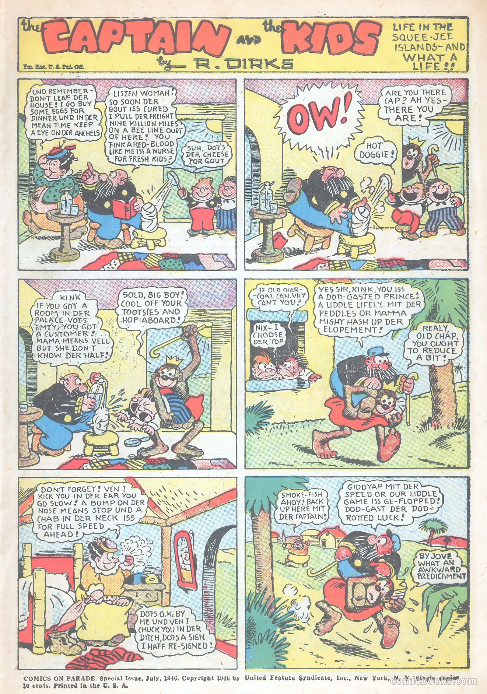 Comics on Parade, Special Issue #1 (1946) — page 3 of 37