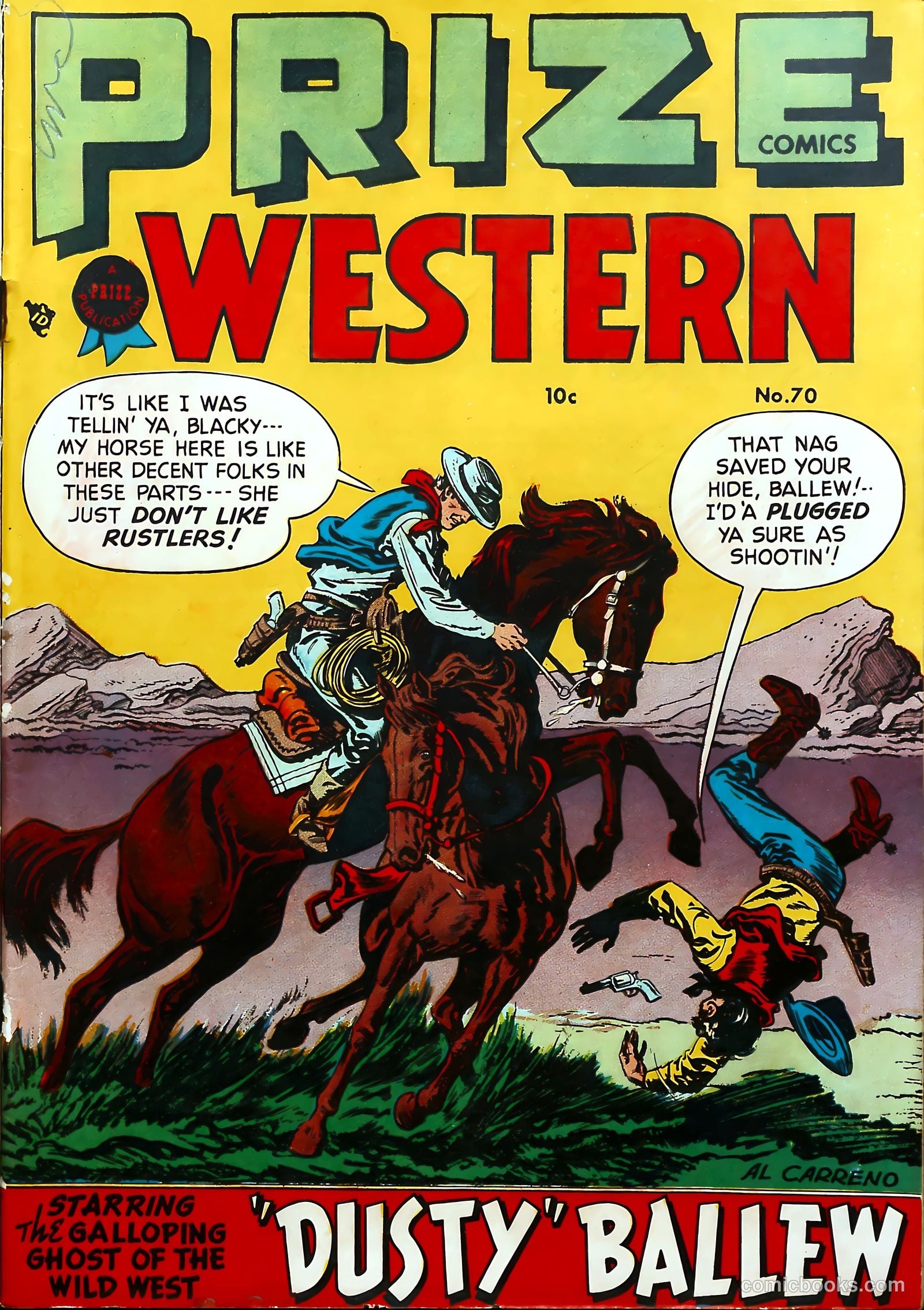 Prize Comics Western #70