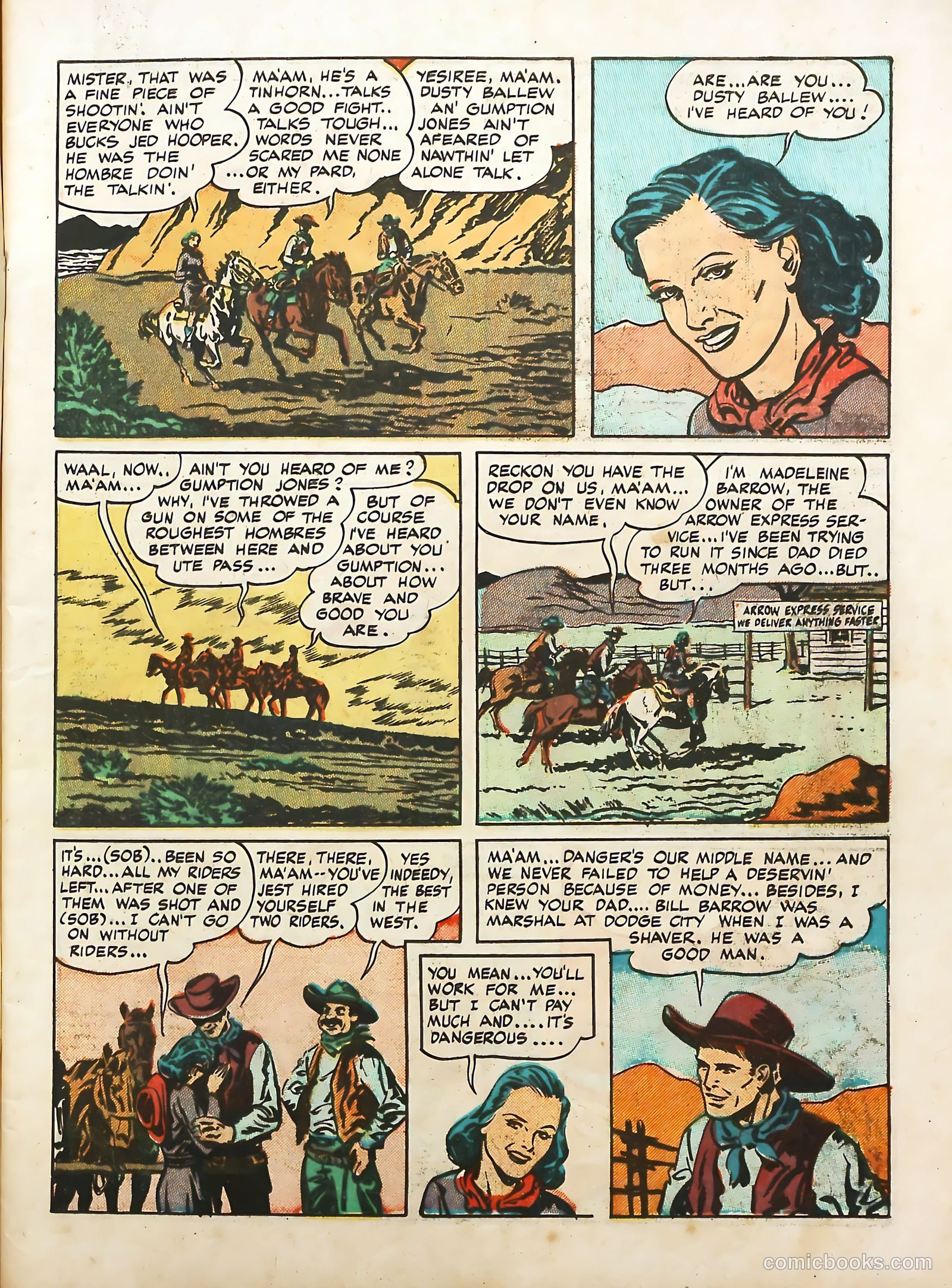 Prize Comics Western #70 (1950) — page 5 of 52