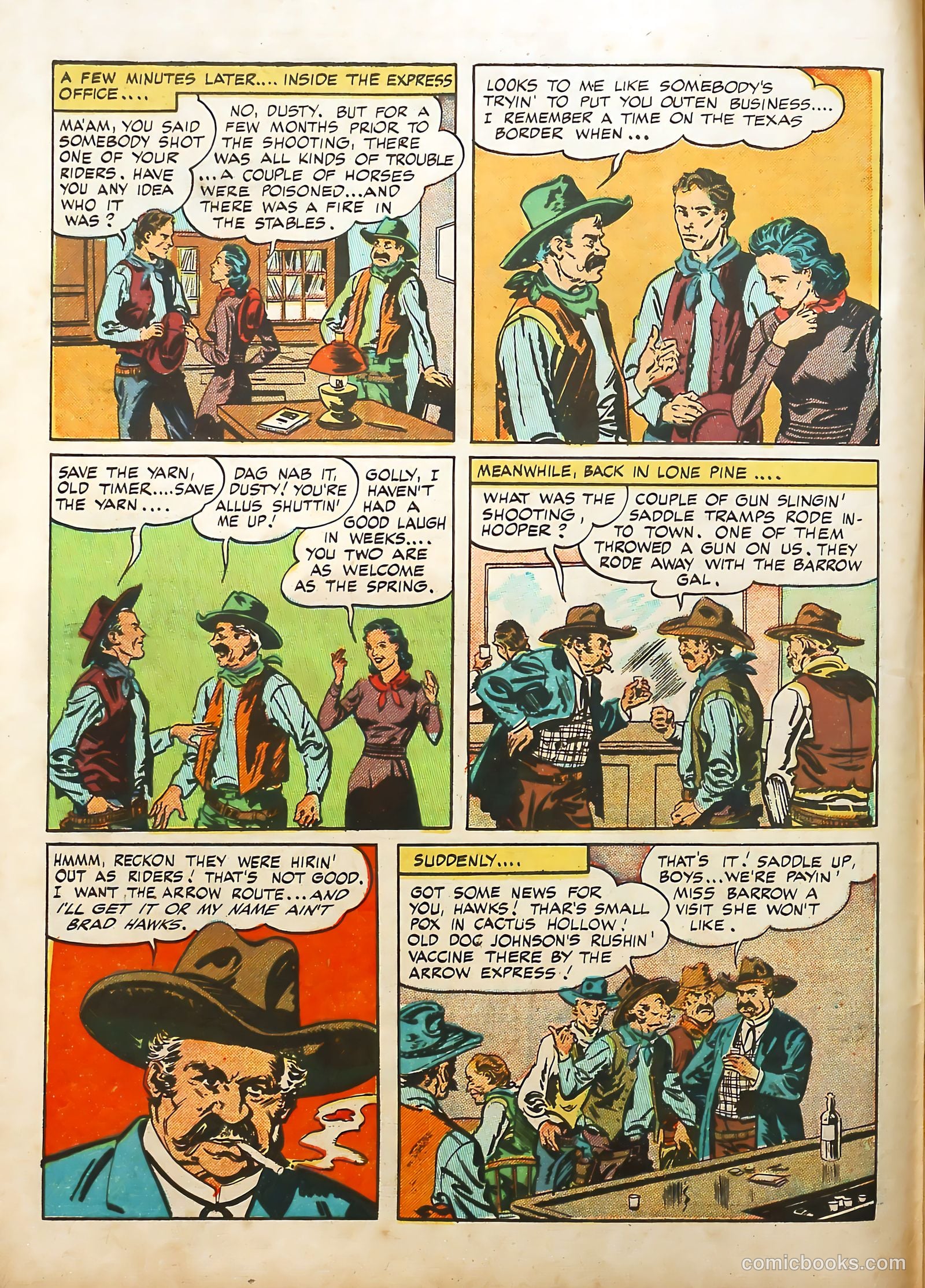 Prize Comics Western #70 (1950) — page 6 of 52