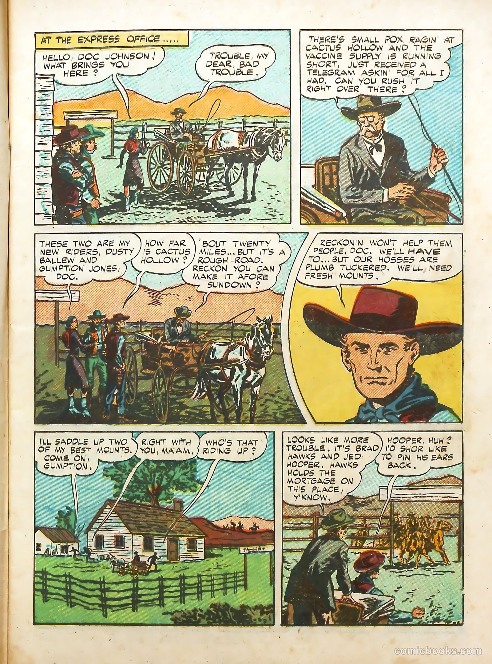 Prize Comics Western #70 (1950) — page 7 of 52