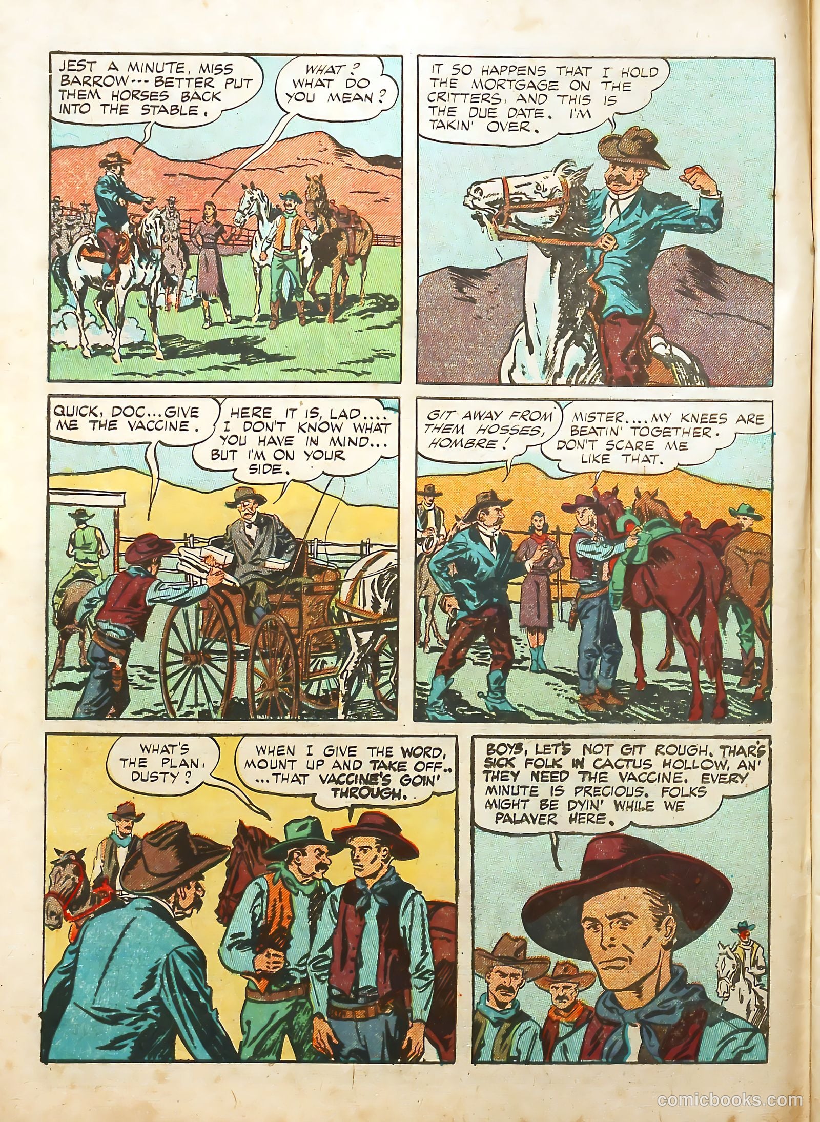 Prize Comics Western #70 (1950) — page 8 of 52