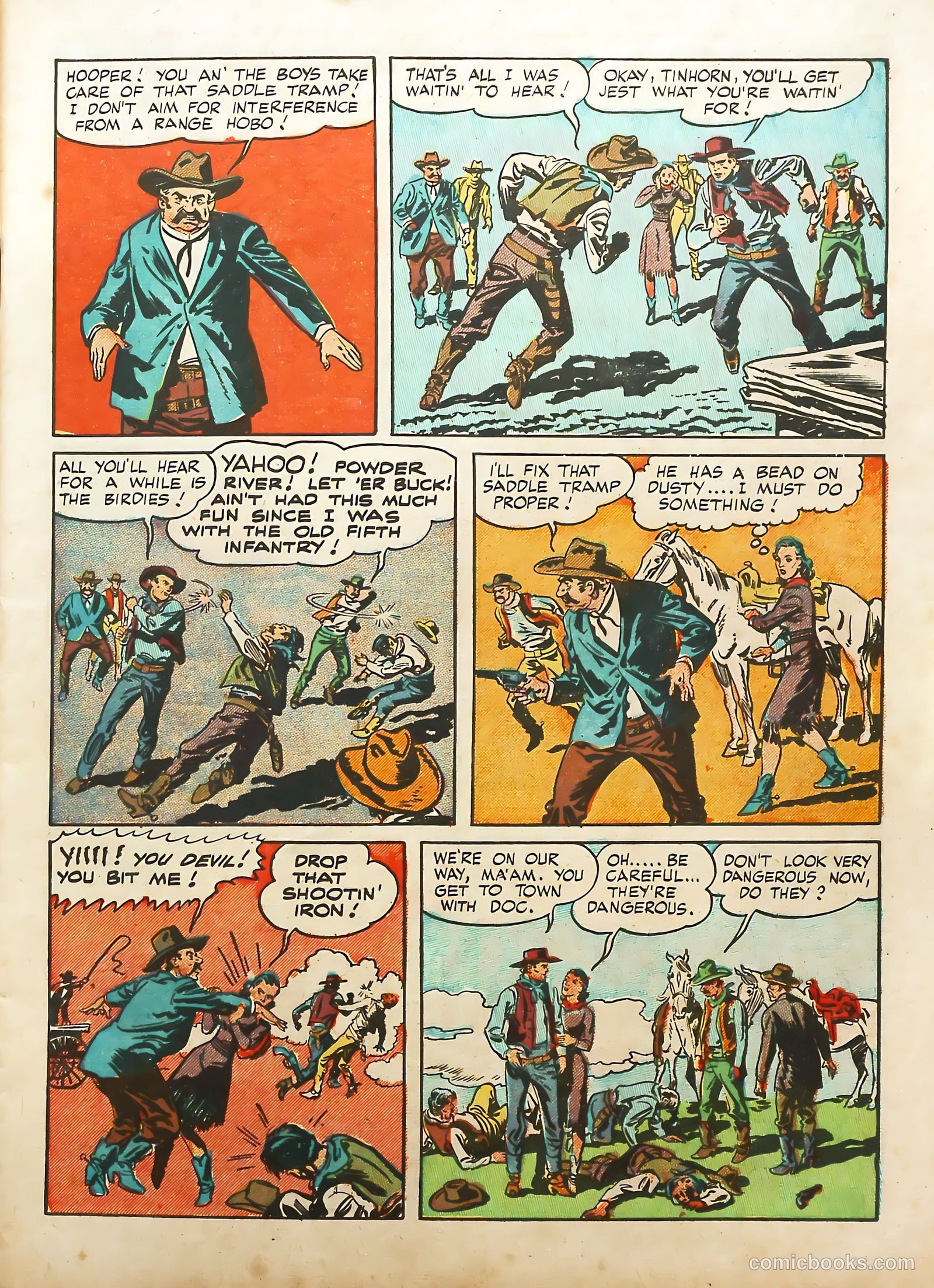Prize Comics Western #70 (1950) — page 9 of 52
