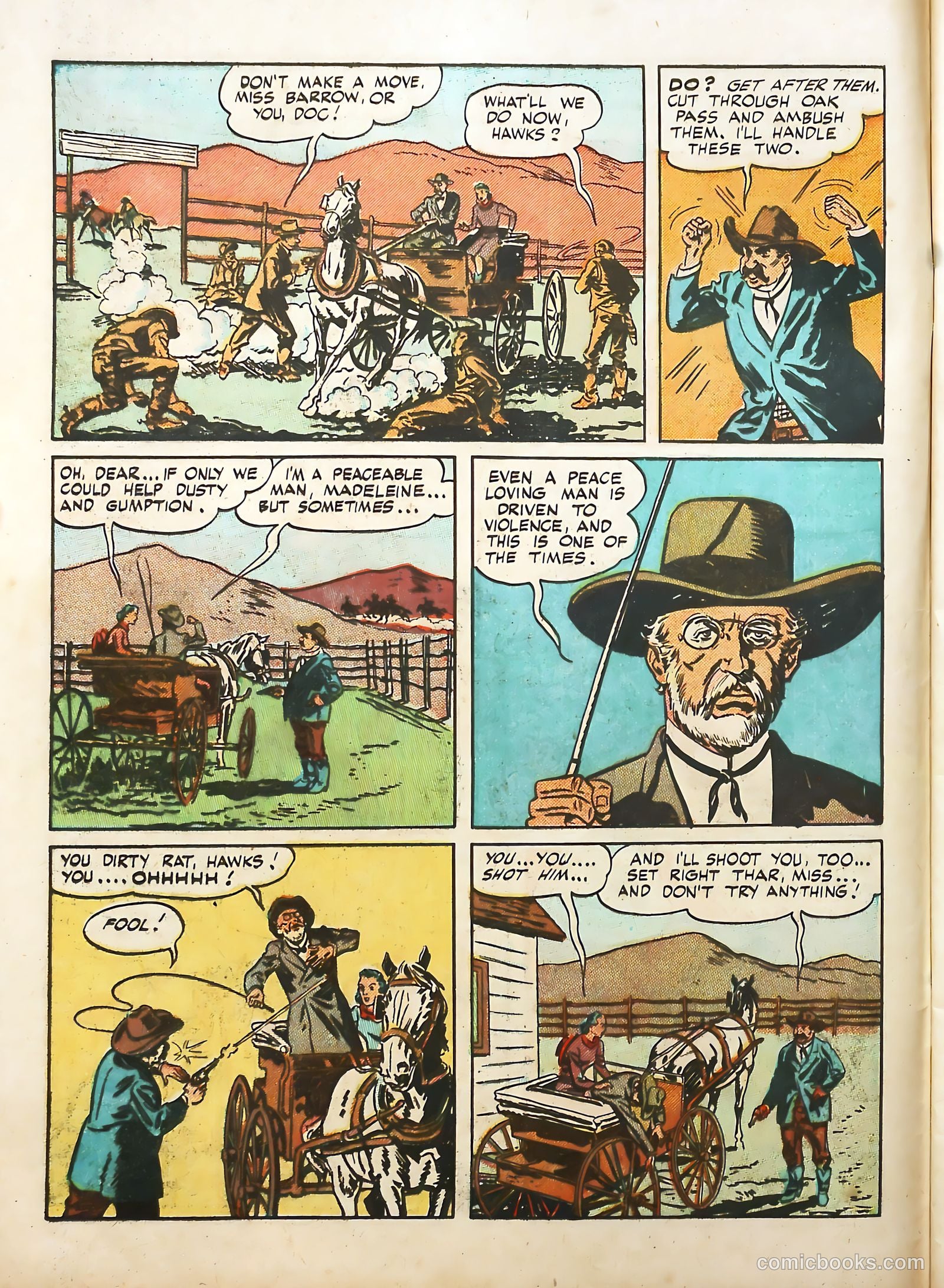 Prize Comics Western #70 (1950) — page 10 of 52