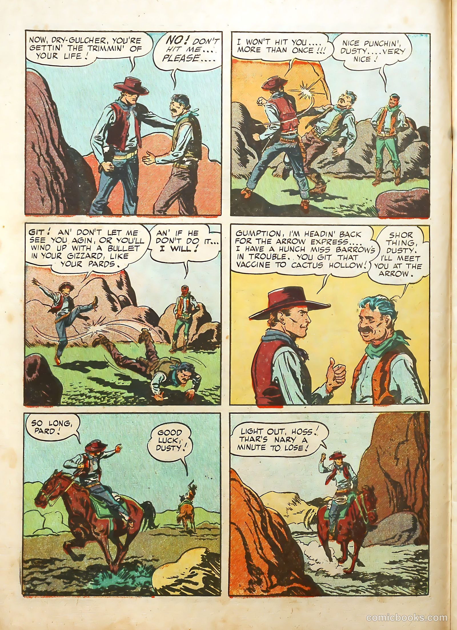 Prize Comics Western #70 (1950) — page 14 of 52