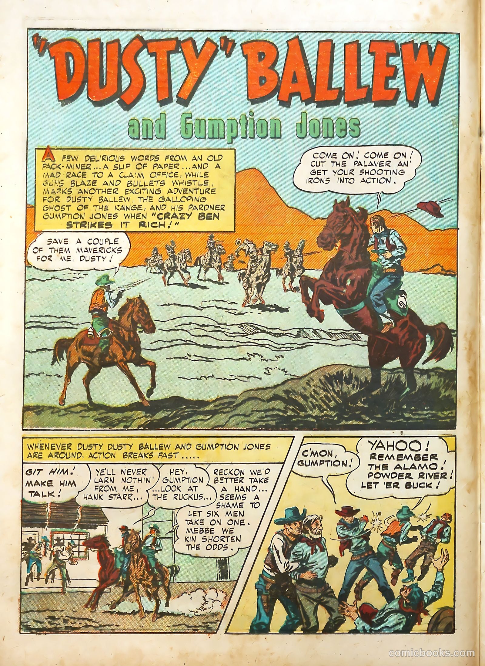 Prize Comics Western #70 (1950) — page 16 of 52
