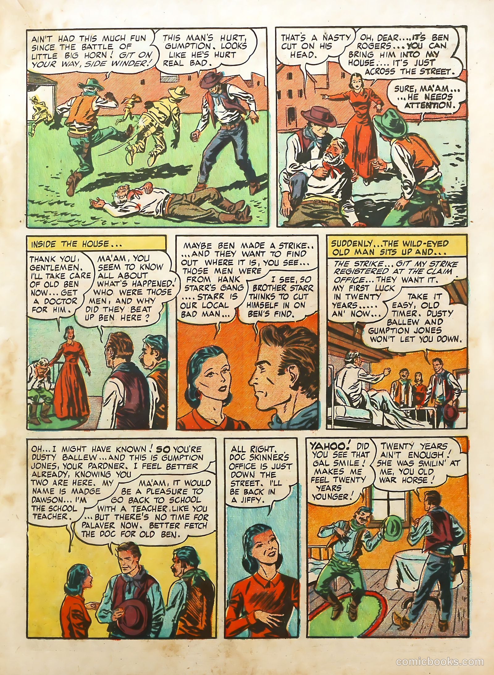 Prize Comics Western #70 (1950) — page 17 of 52