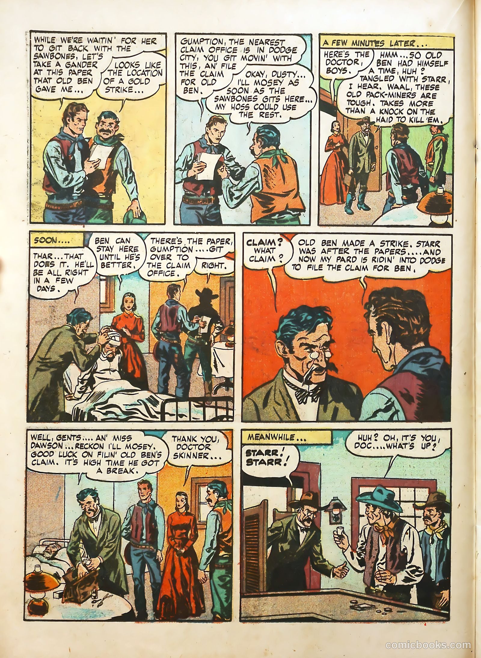 Prize Comics Western #70 (1950) — page 18 of 52