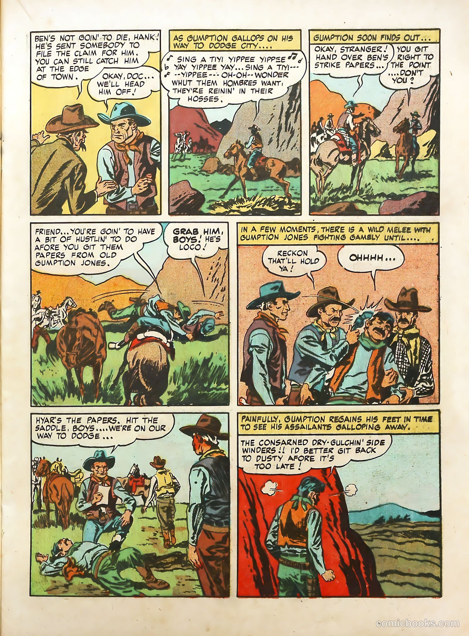 Prize Comics Western #70 (1950) — page 19 of 52