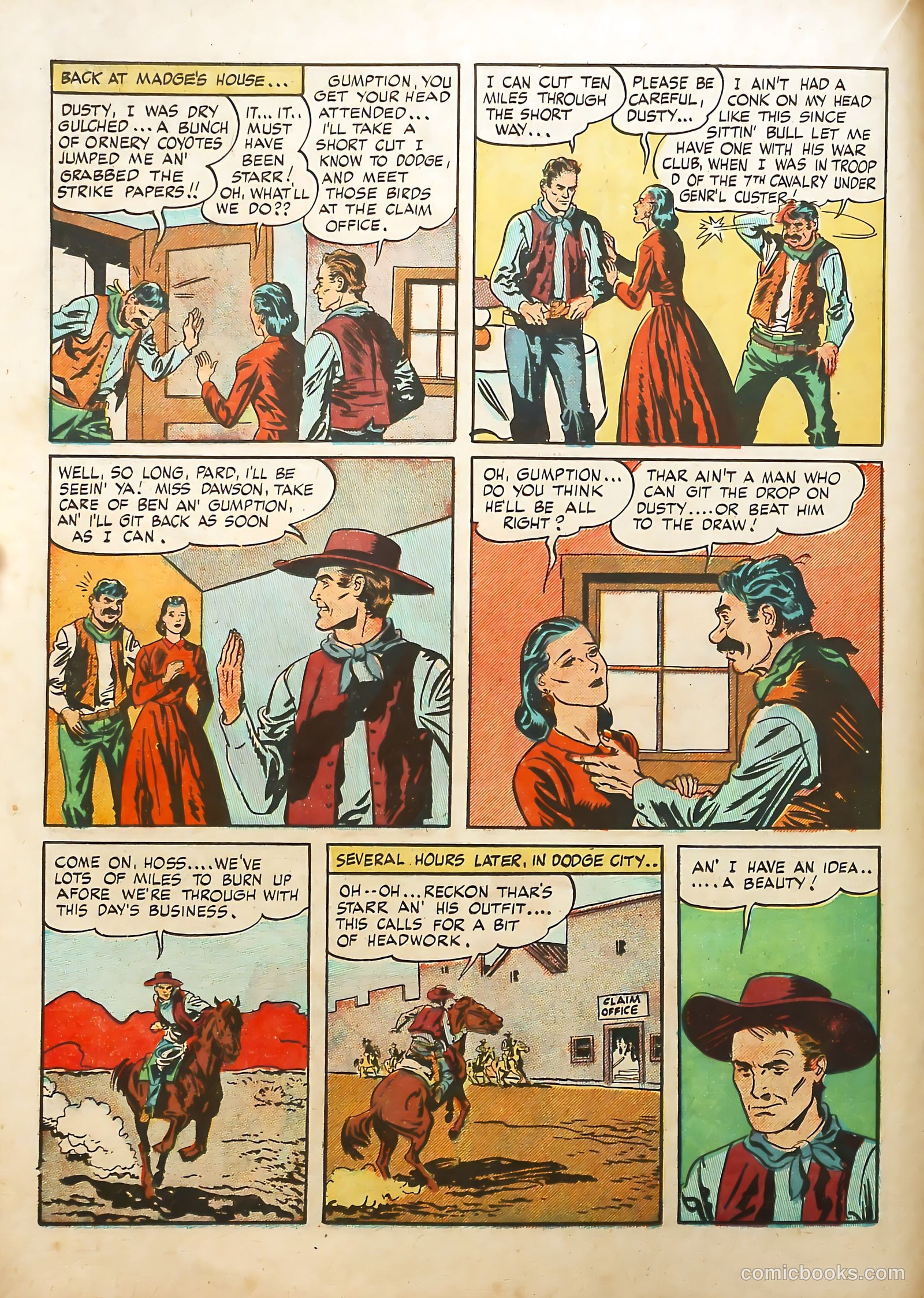 Prize Comics Western #70 (1950) — page 20 of 52