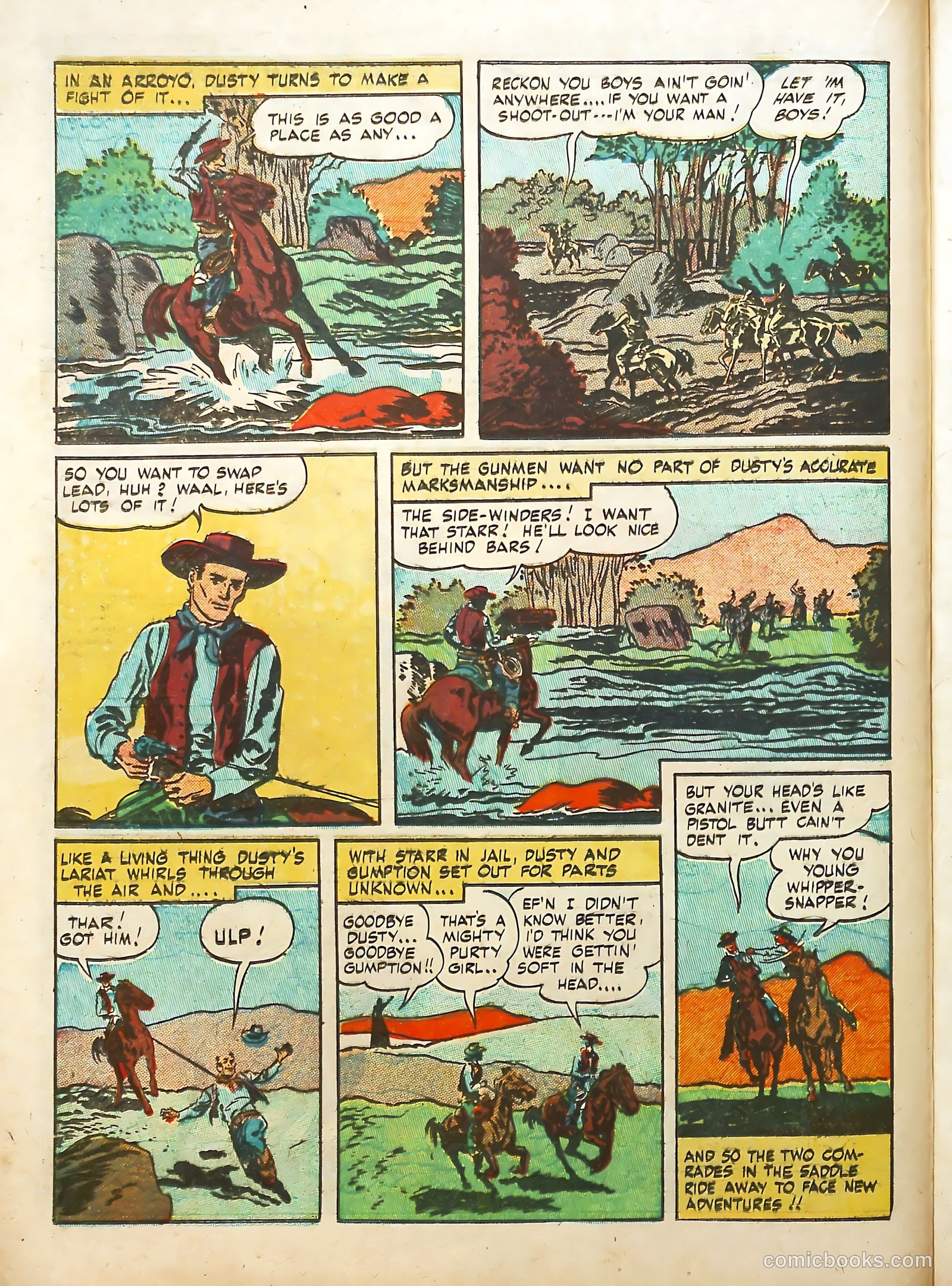Prize Comics Western #70 (1950) — page 22 of 52