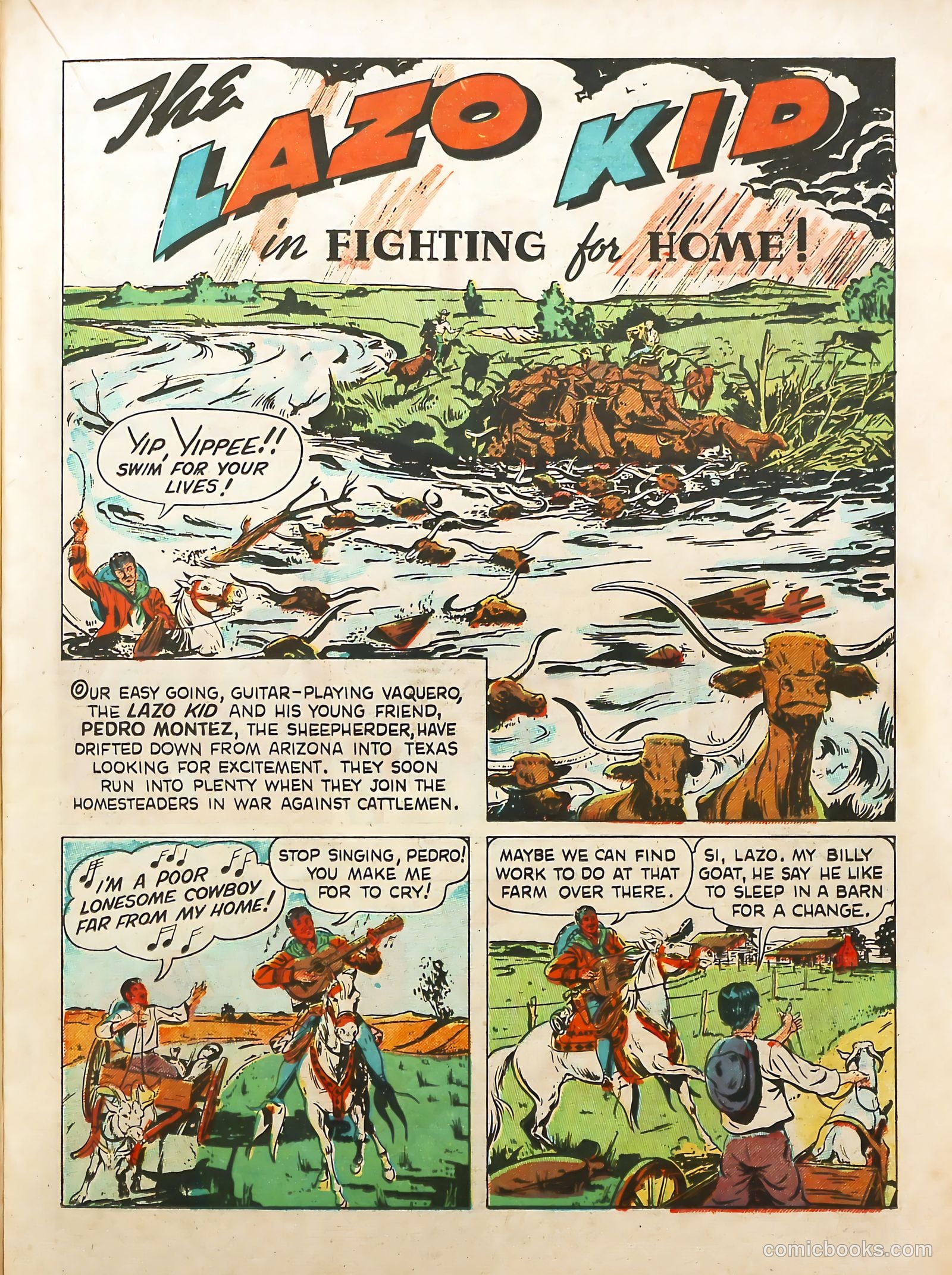 Prize Comics Western #70 (1950) — page 23 of 52