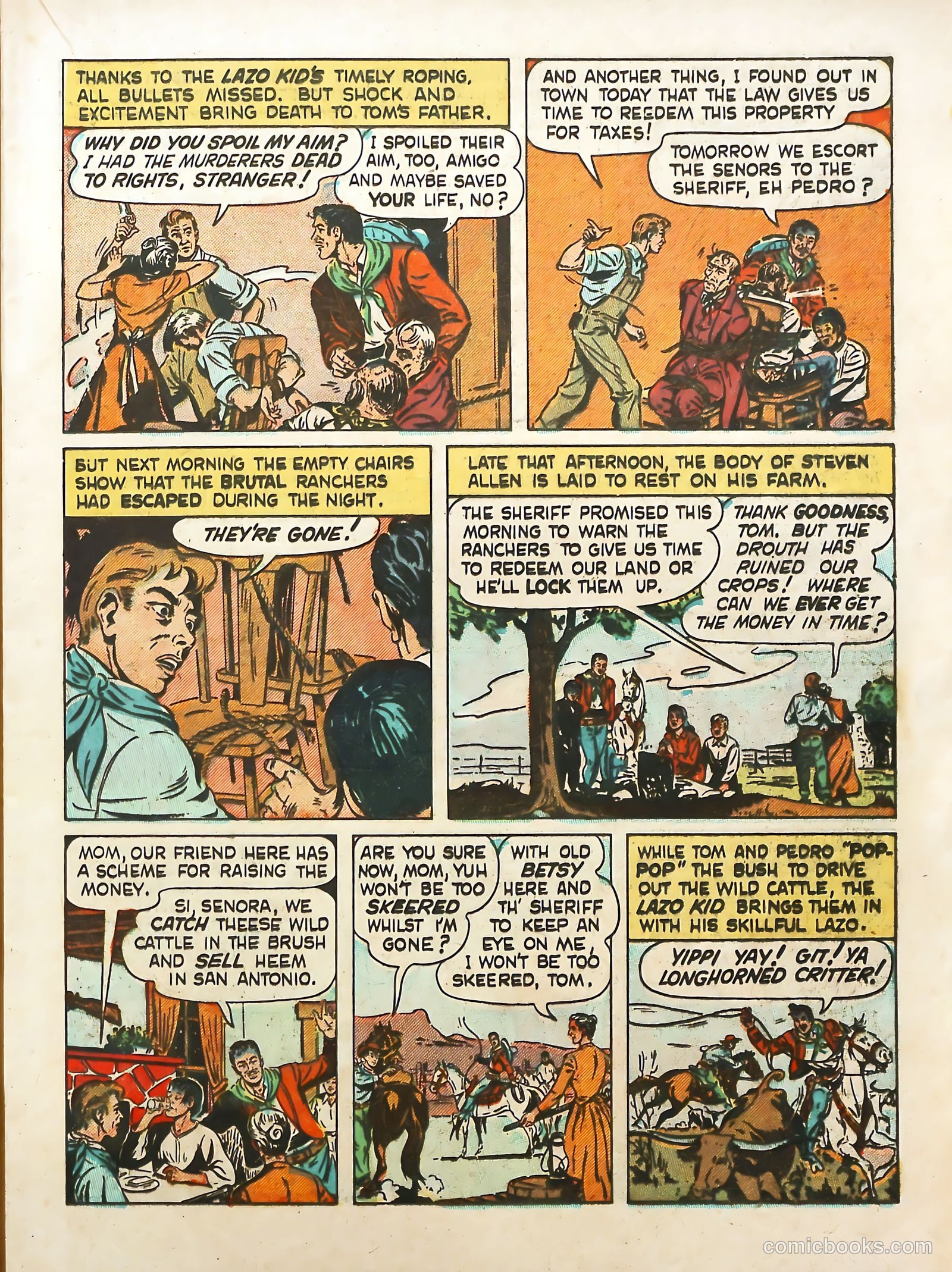Prize Comics Western #70 (1950) — page 25 of 52