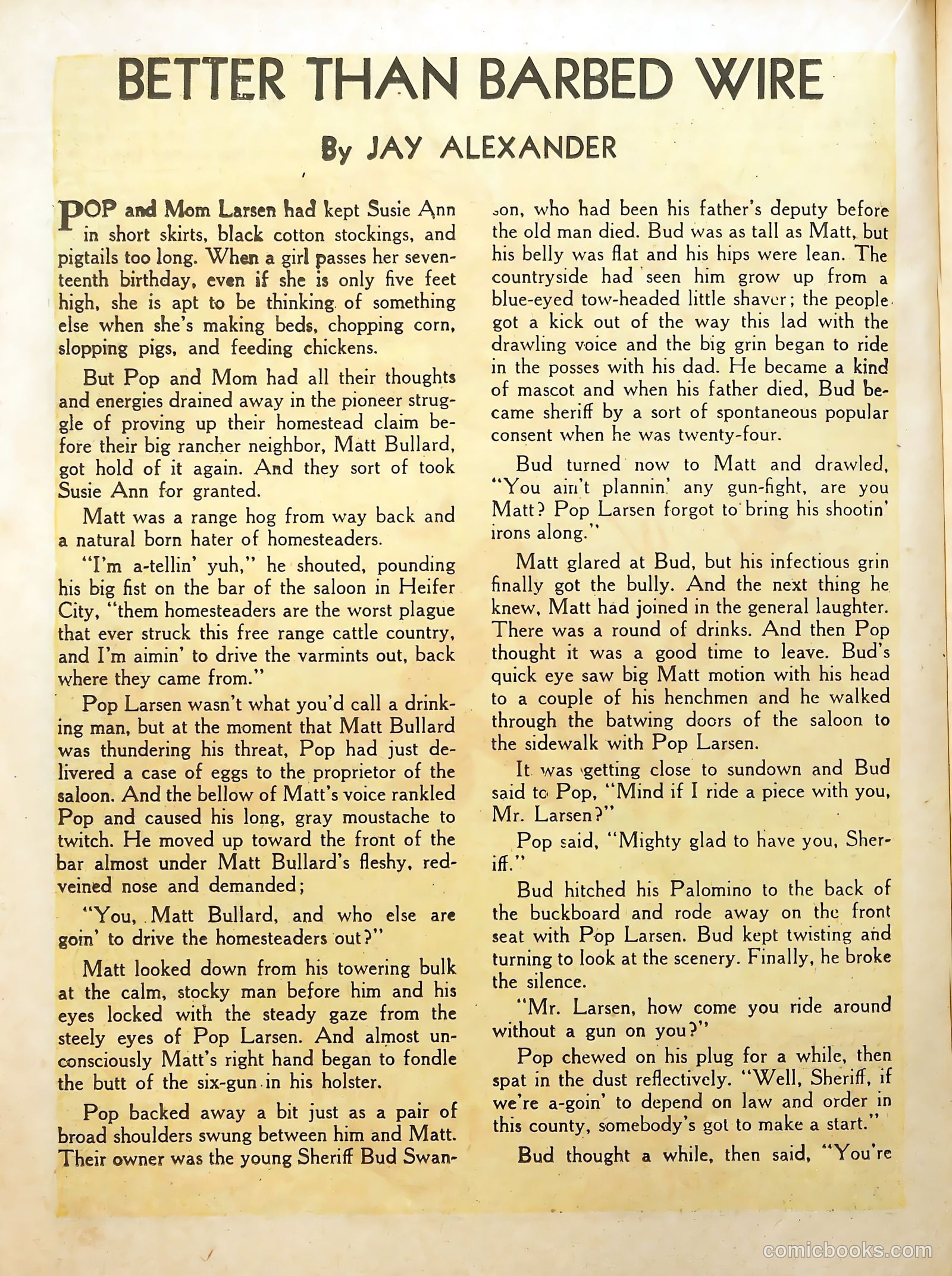 Prize Comics Western #70 (1950) — page 30 of 52